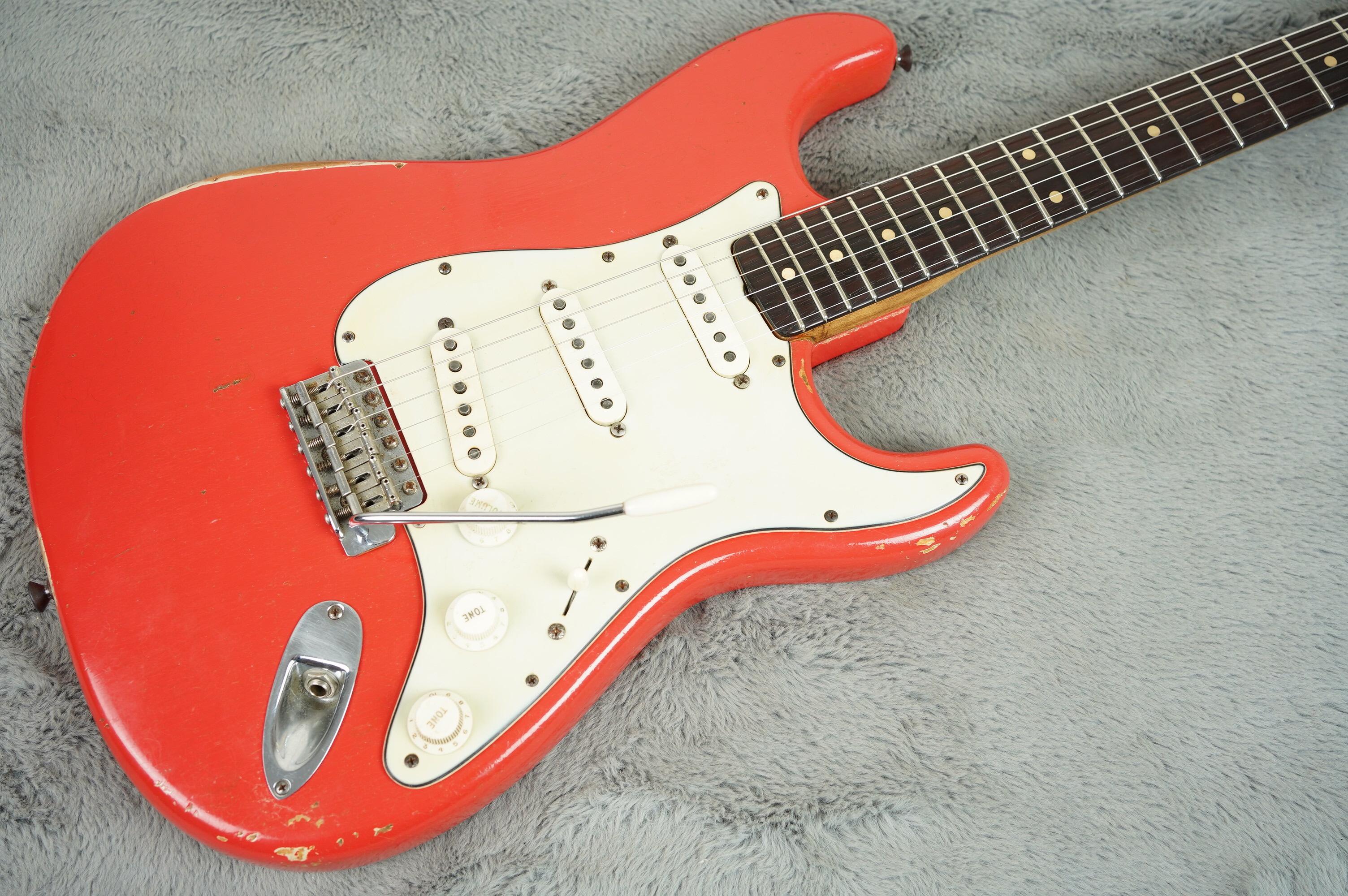 1962 Fender Stratocaster Fiesta Red refin