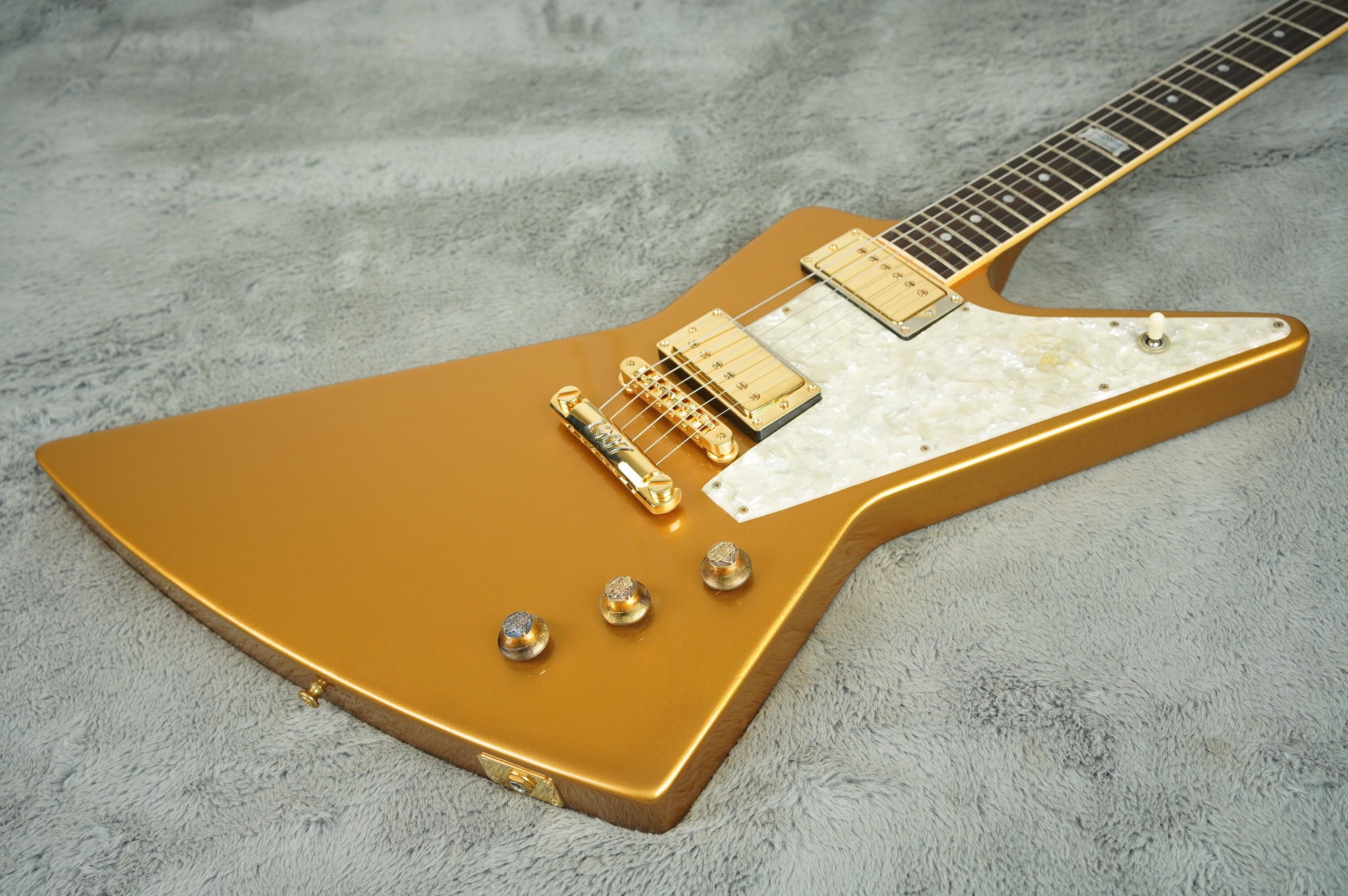 Gibson explorer gold deals hardware