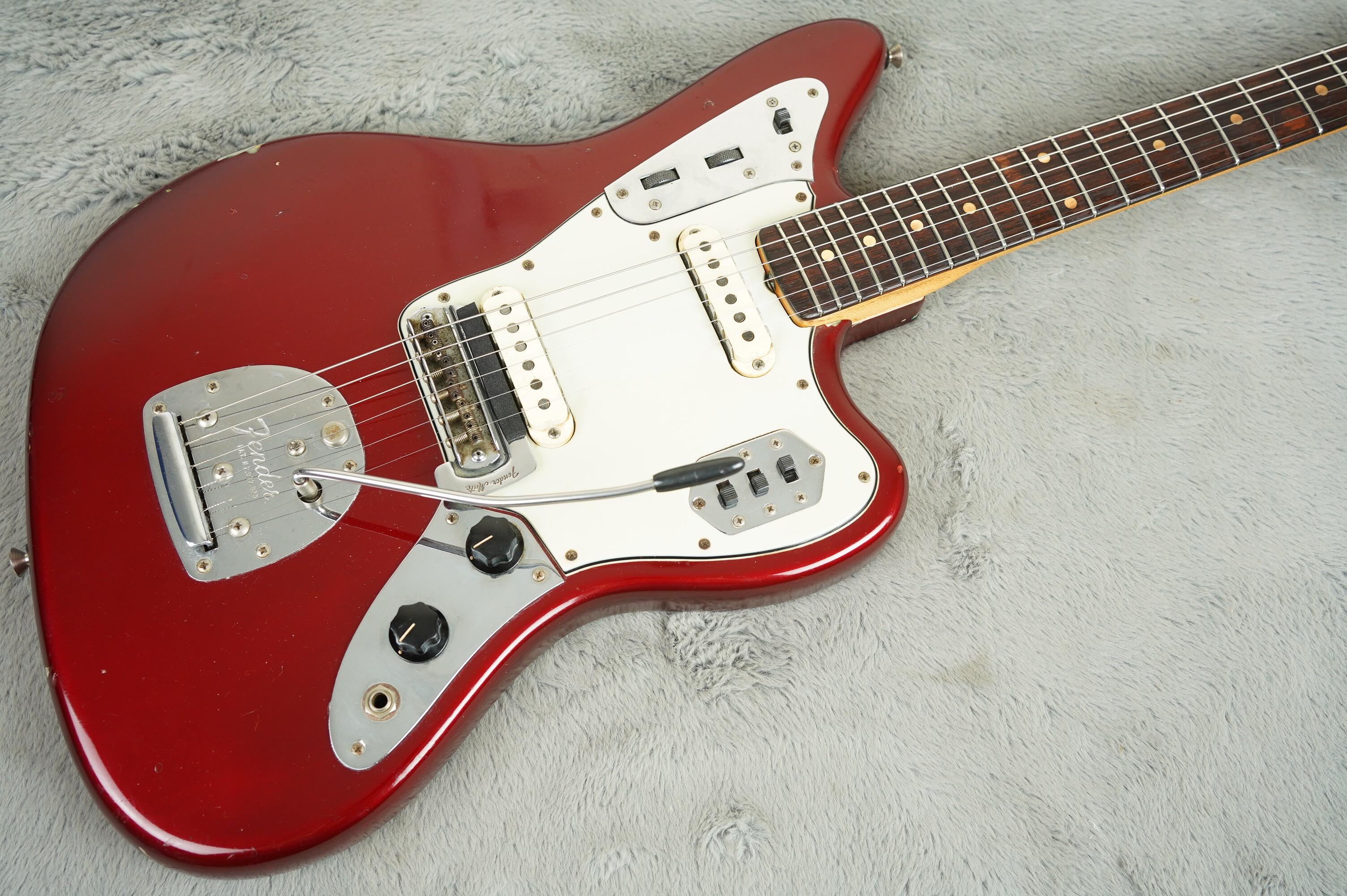 1963 Fender Jaguar Candy Apple Red refin