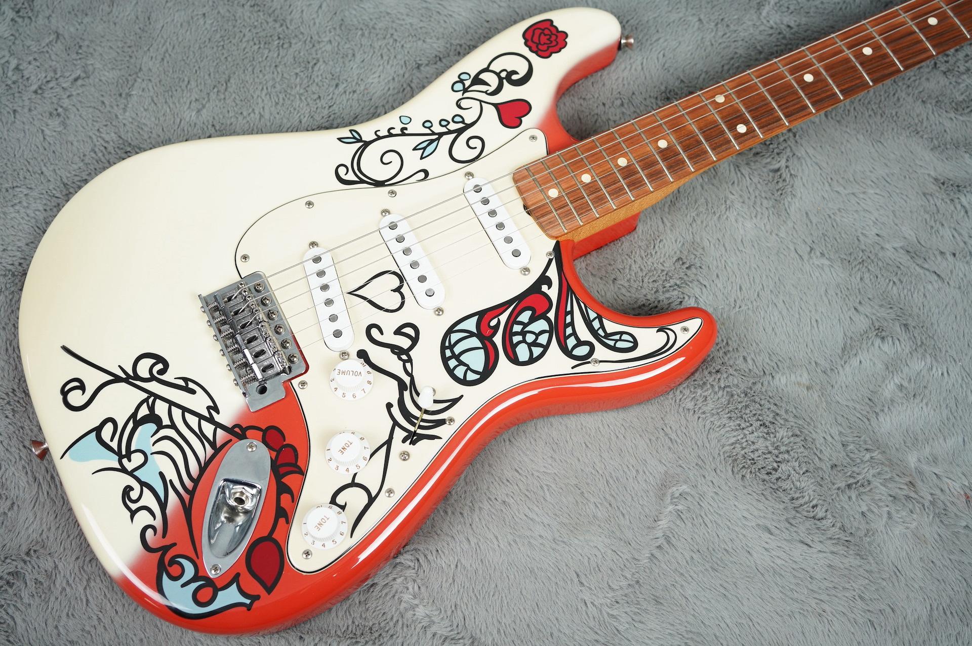 Hendrix deals white stratocaster