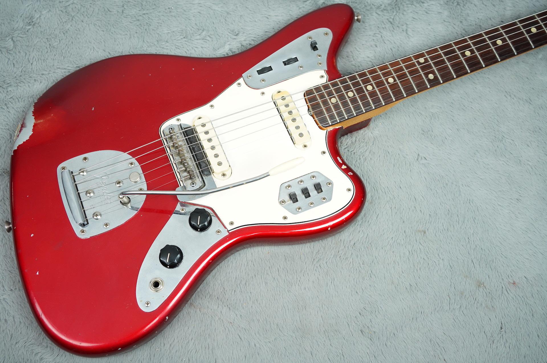 Fender jaguar candy apple outlet red