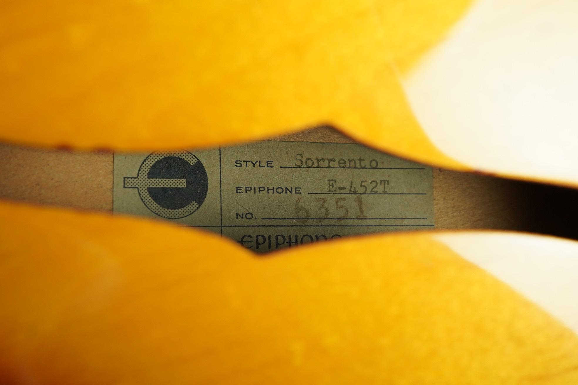 1961 Epiphone E452 T Sorrento