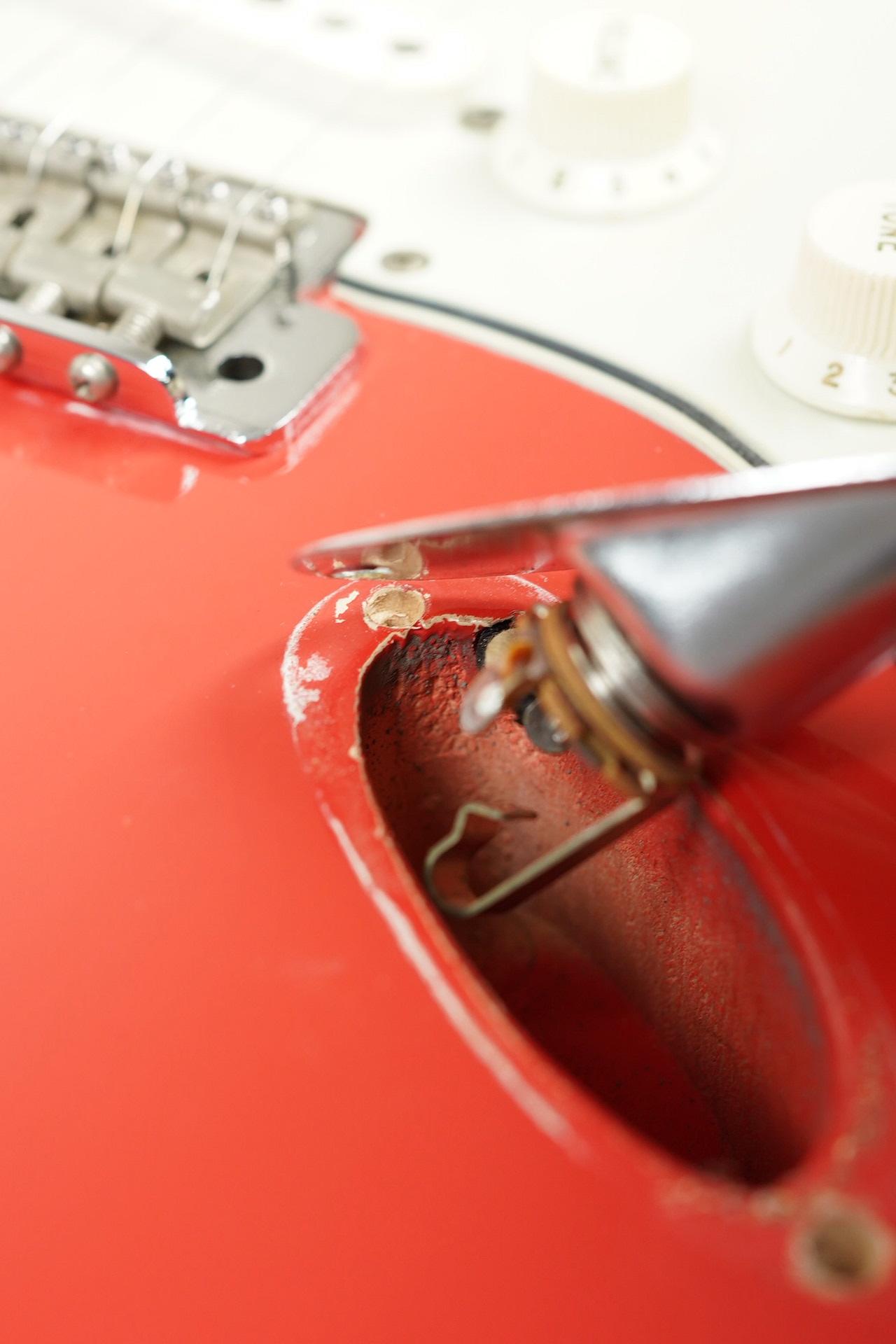 1963 Fender Stratocaster Fiesta Red near MINT