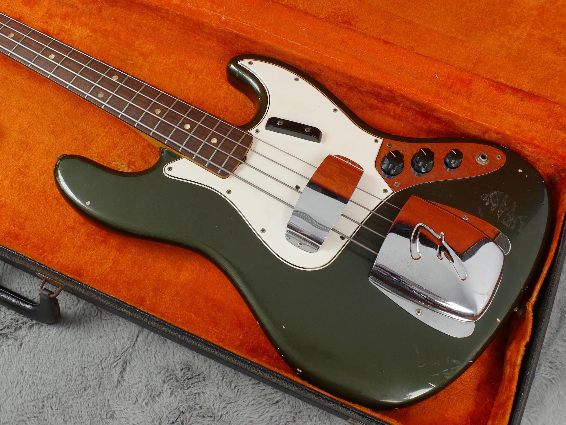 1965 Fender Jazz Bass Custom Colour Charcoal Frost + OHSC