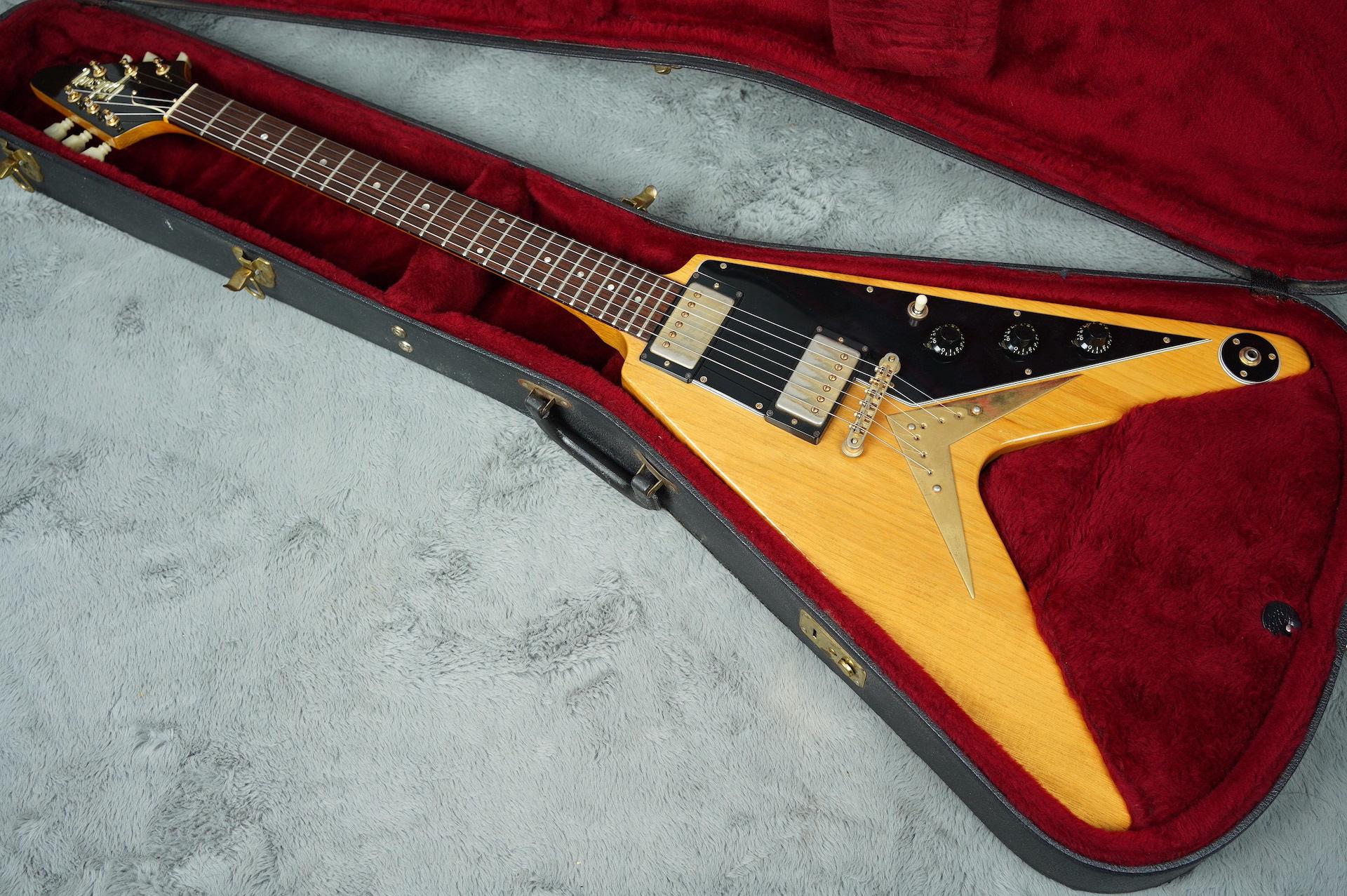 'ARCHIVED' 1982 Gibson Korina Flying V Heritage Series + OHSC NEAR MINT!