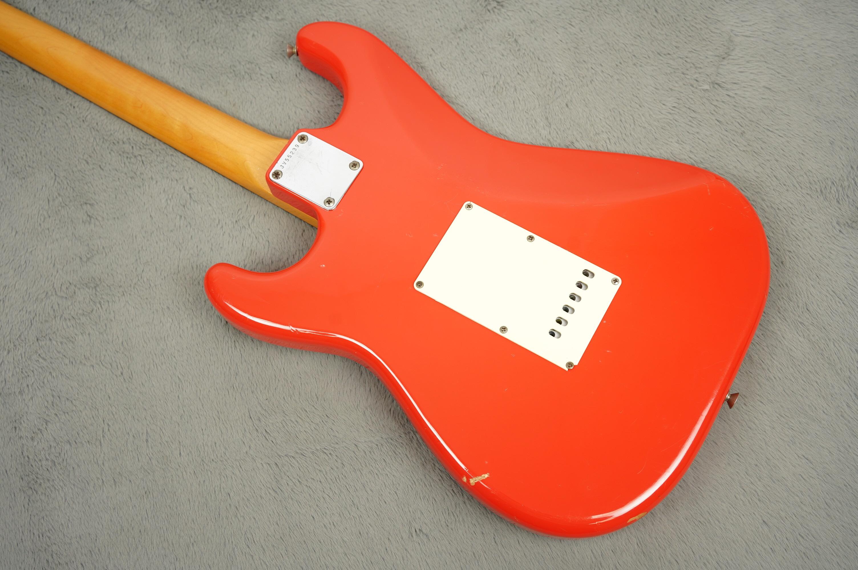 1983 Fender JV Squier, Fiesta Red + HSC