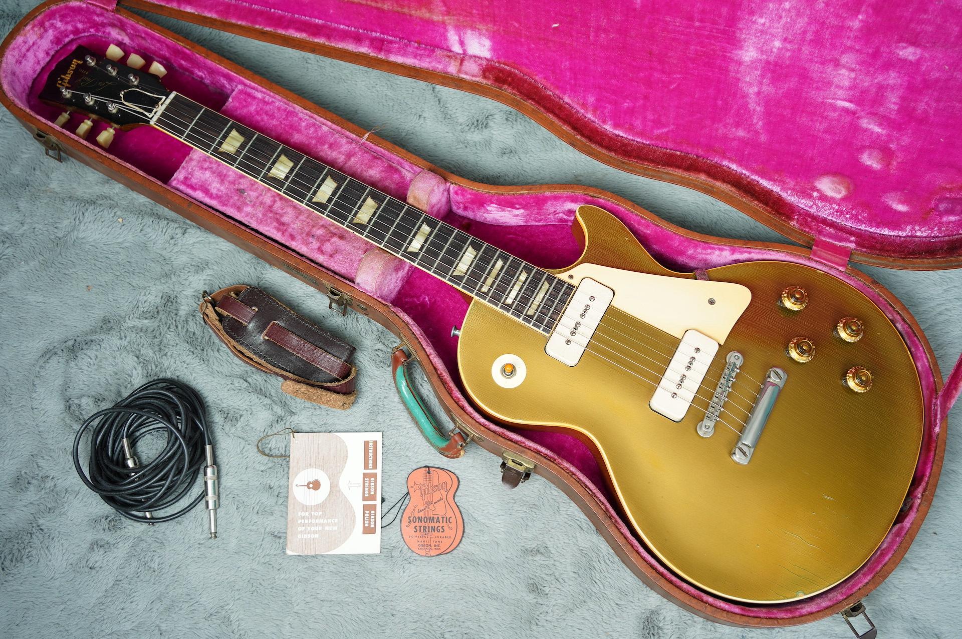 1956 Gibson Les Paul Standard Goldtop + OHSC + Candy