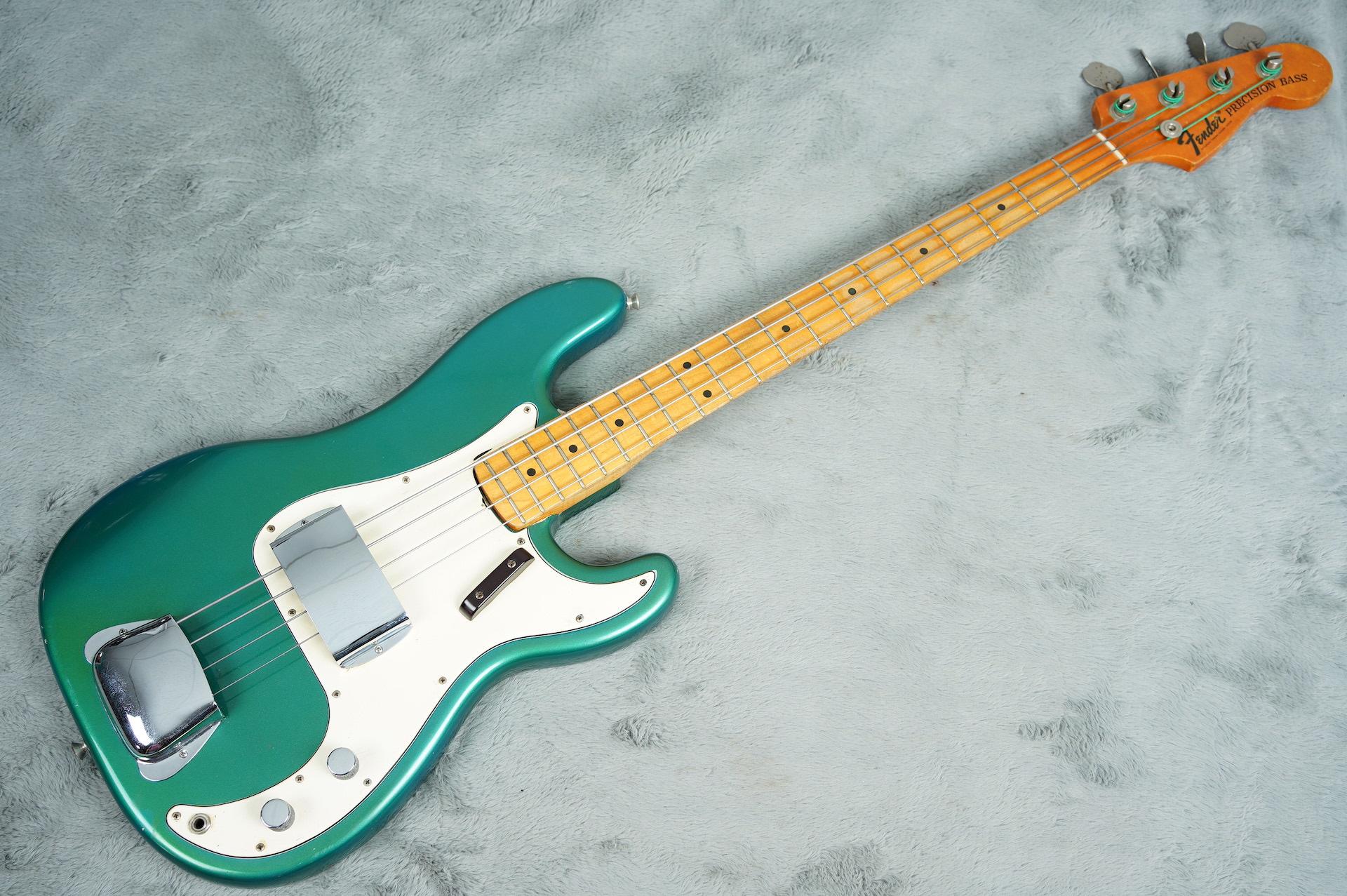 1968 Fender Precision Bass Maple Cap Lake Placid Blue + OHSC