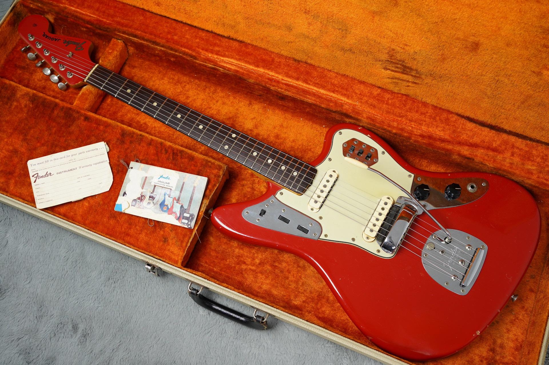 1965 Fender Jaguar Dakota Red One Owner + OHSC