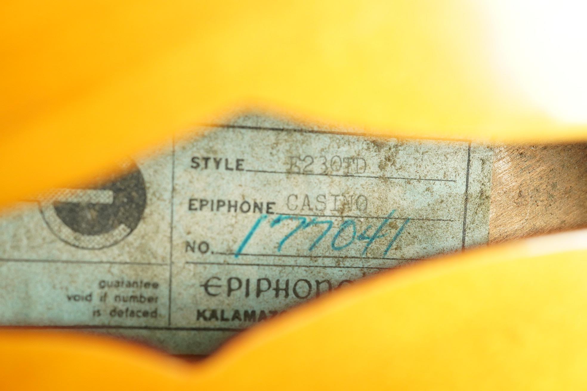 1964 Epiphone Casino + OHSC