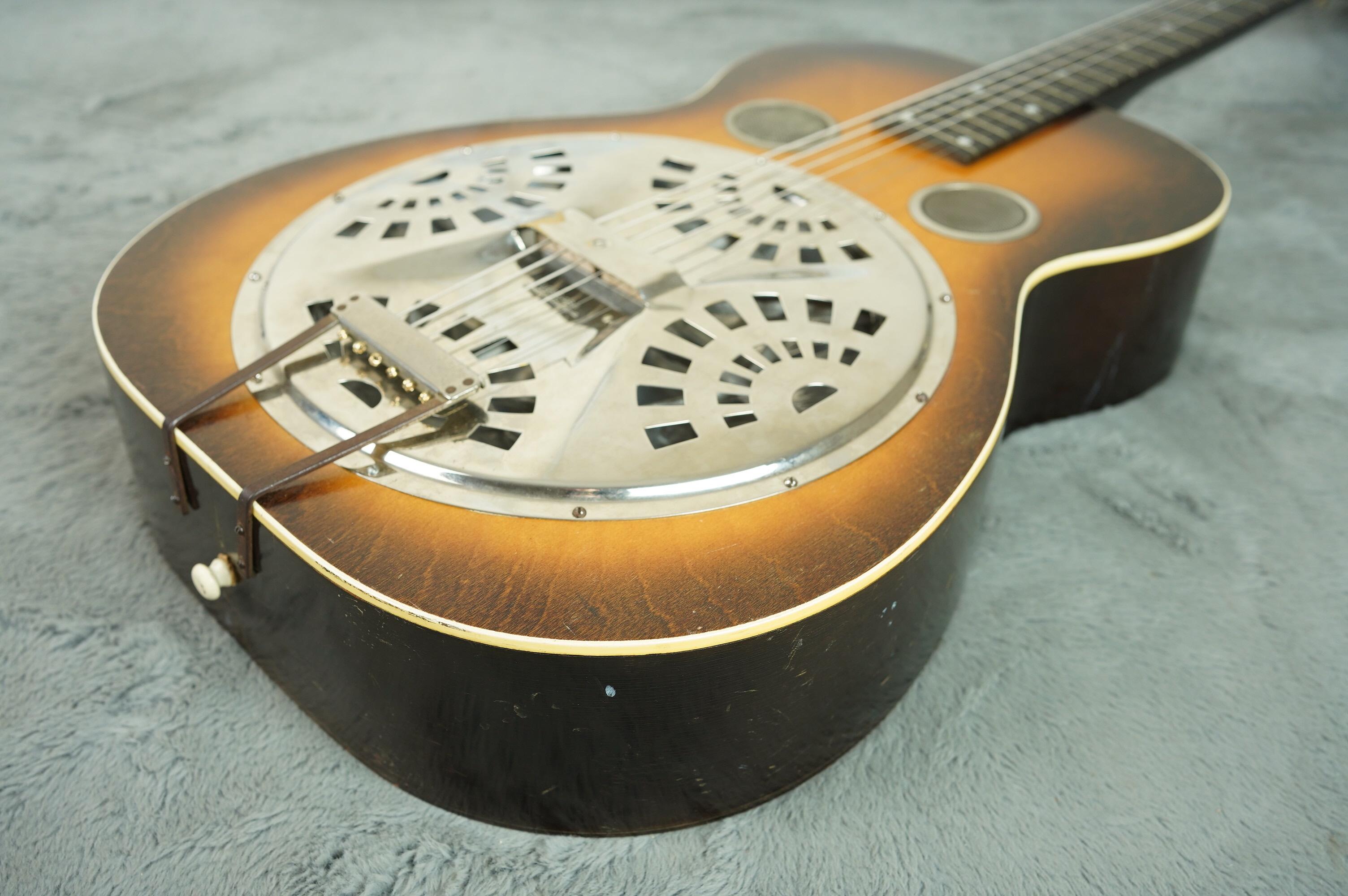 希少！！】 マービンハゲラーFender Resonator Fロゴホール