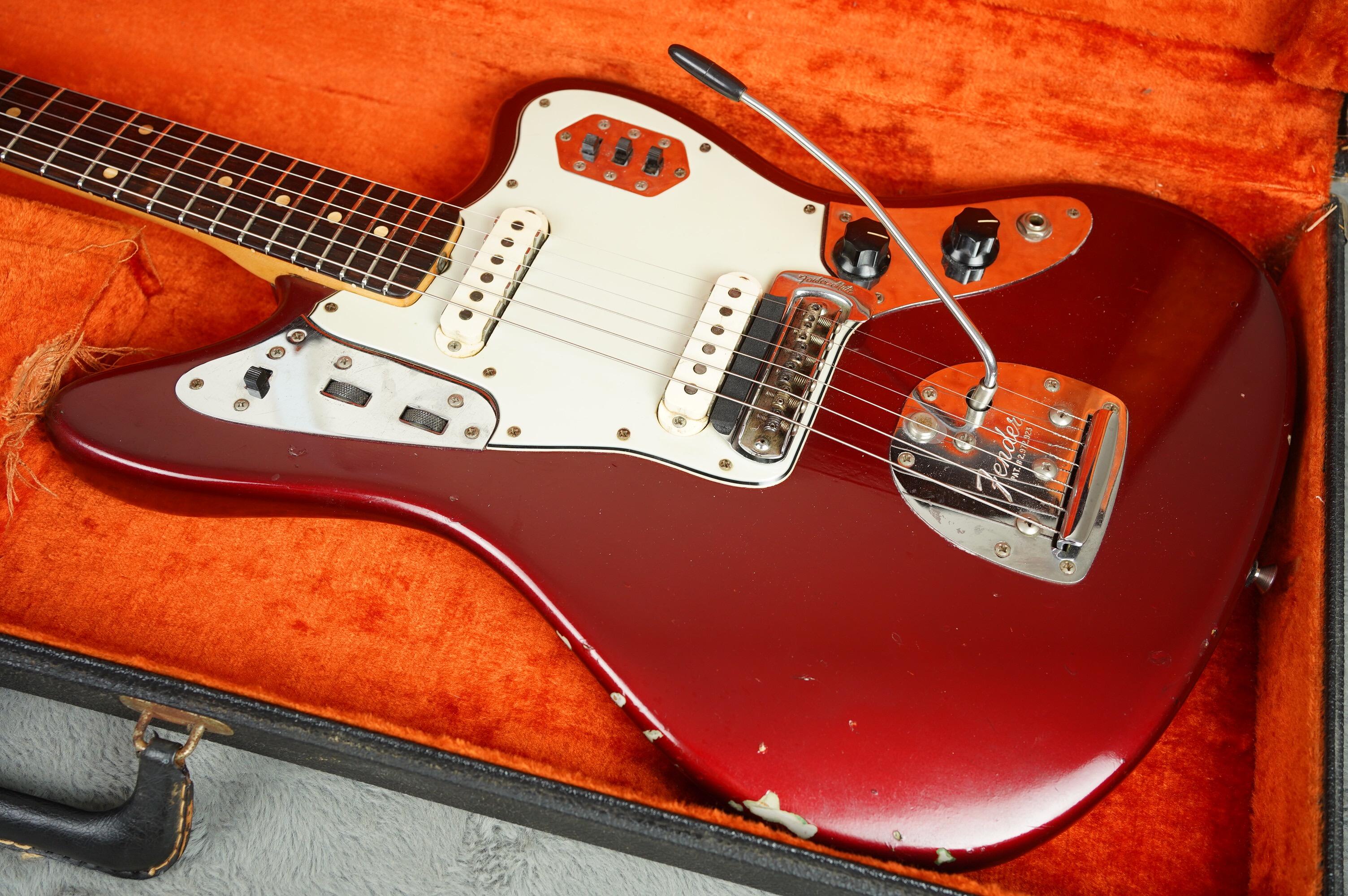 1963 Fender Jaguar Candy Apple Red refin