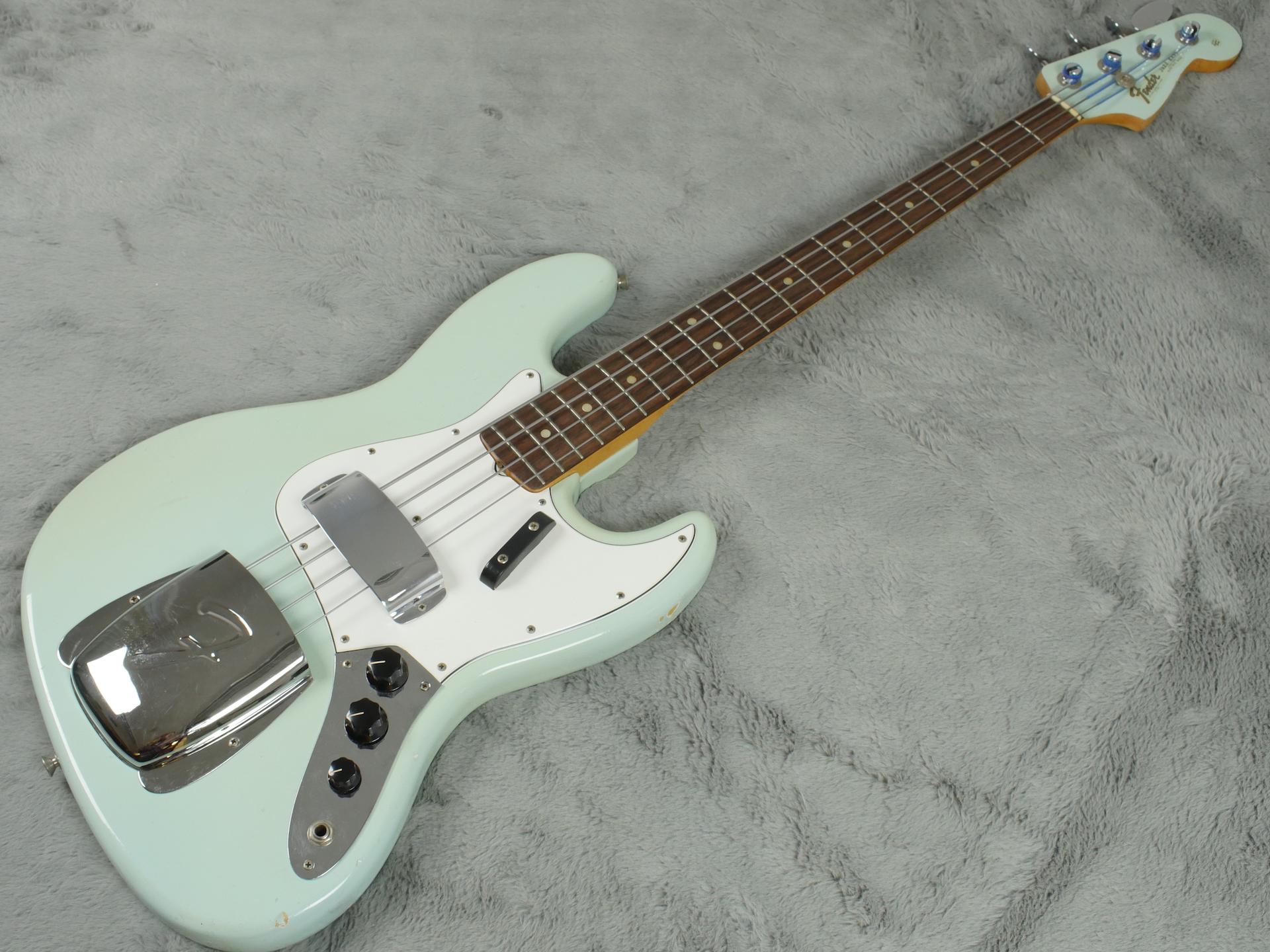 1965 Fender Jazz Bass Daphne Blue + OHSC super rare