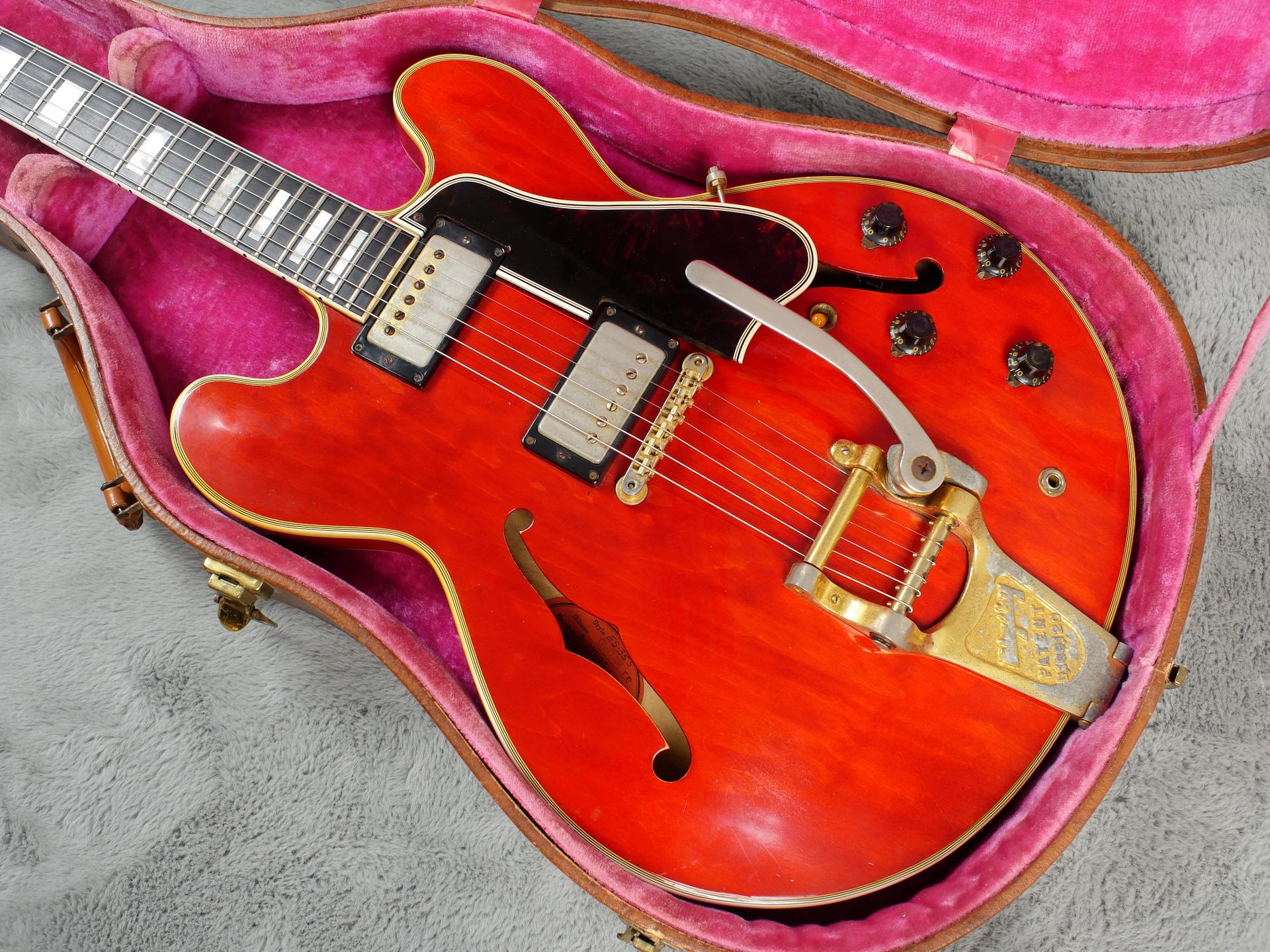 1960 Gibson ES-355 TDC rare MONO with double White PAF's + OHSC