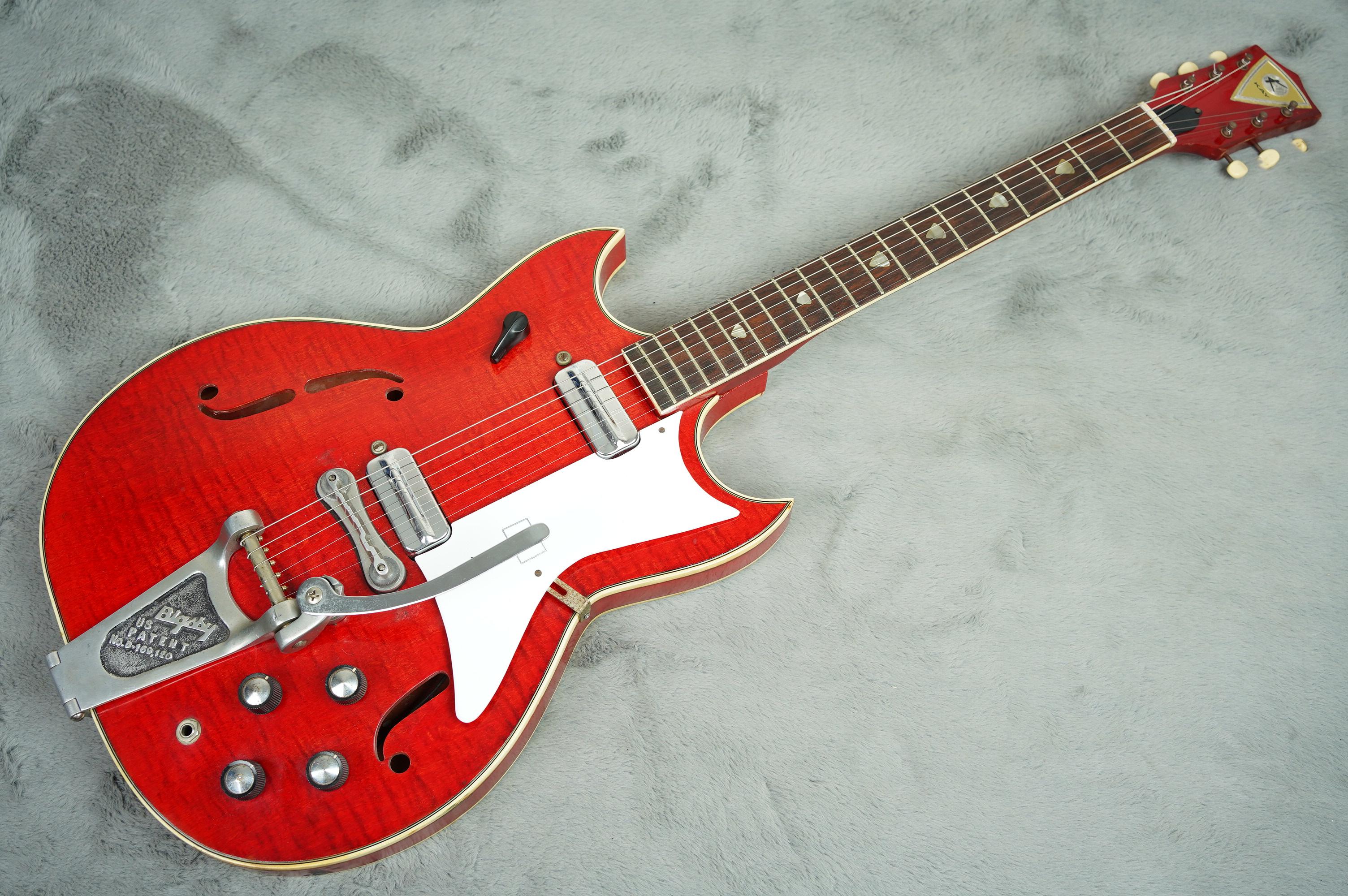 kay red devil guitar