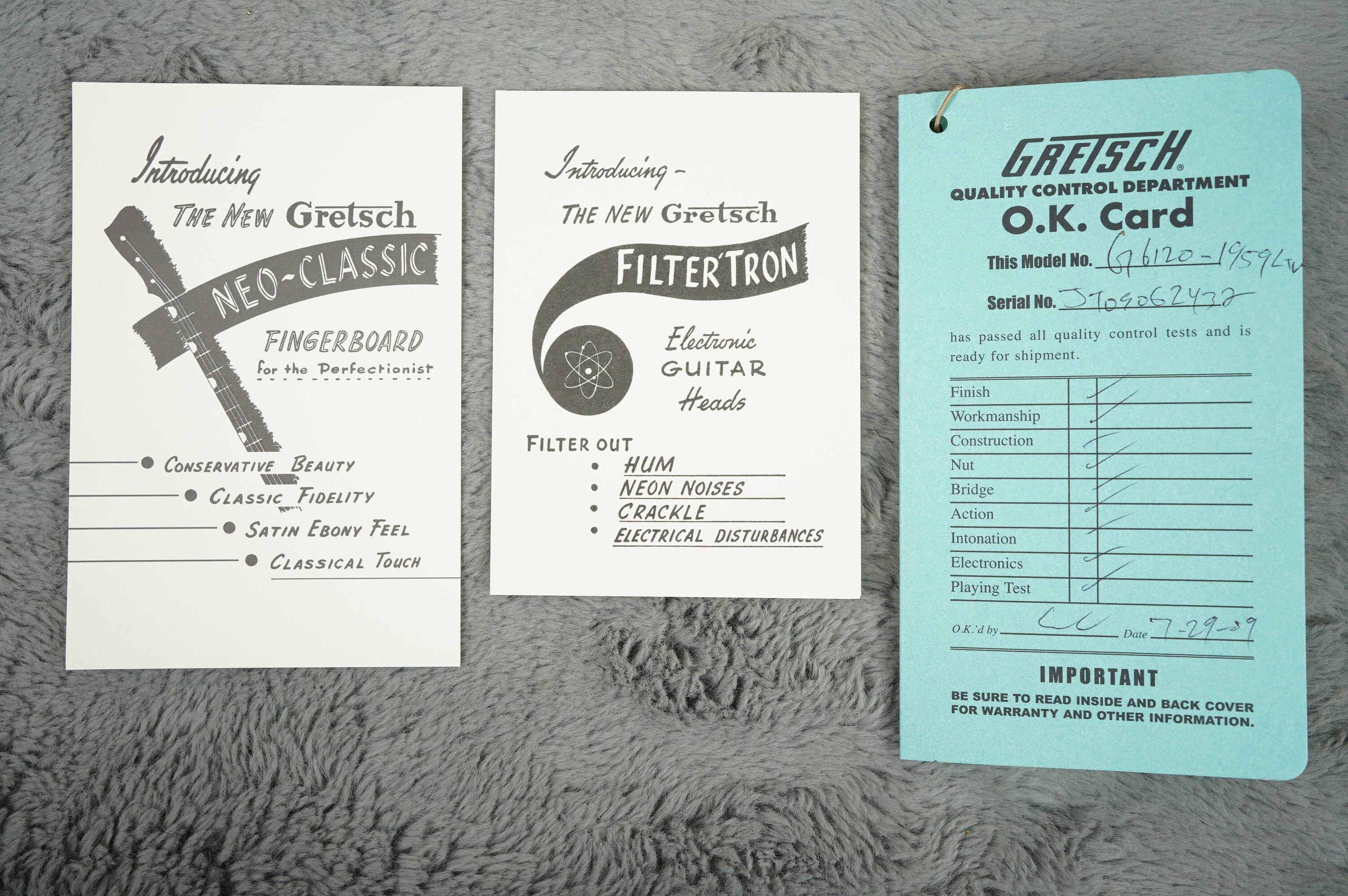 2009 Gretsch Chet Atkins 6120-1959-TV