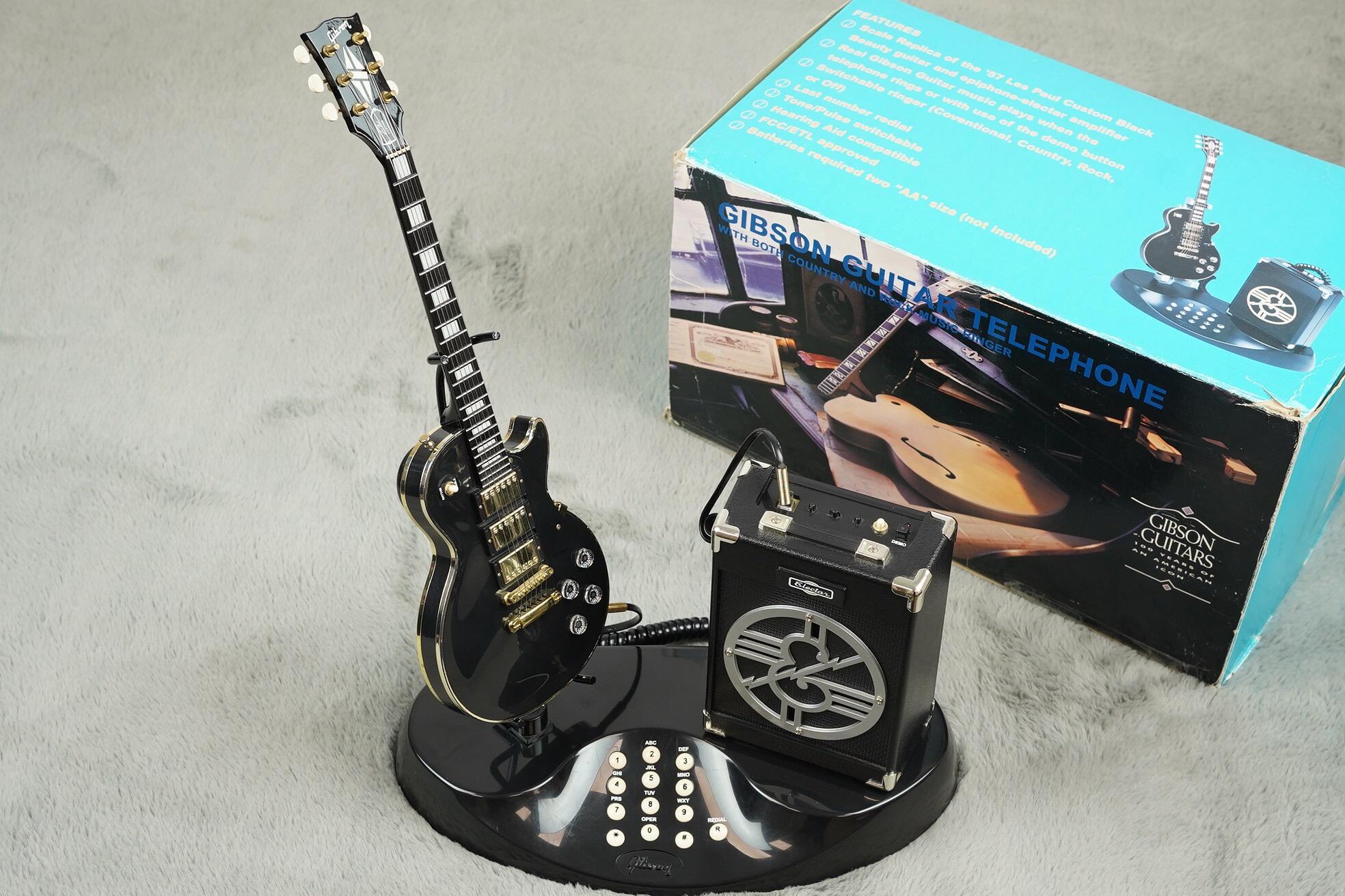 Gibson Black Les Paul Telephone