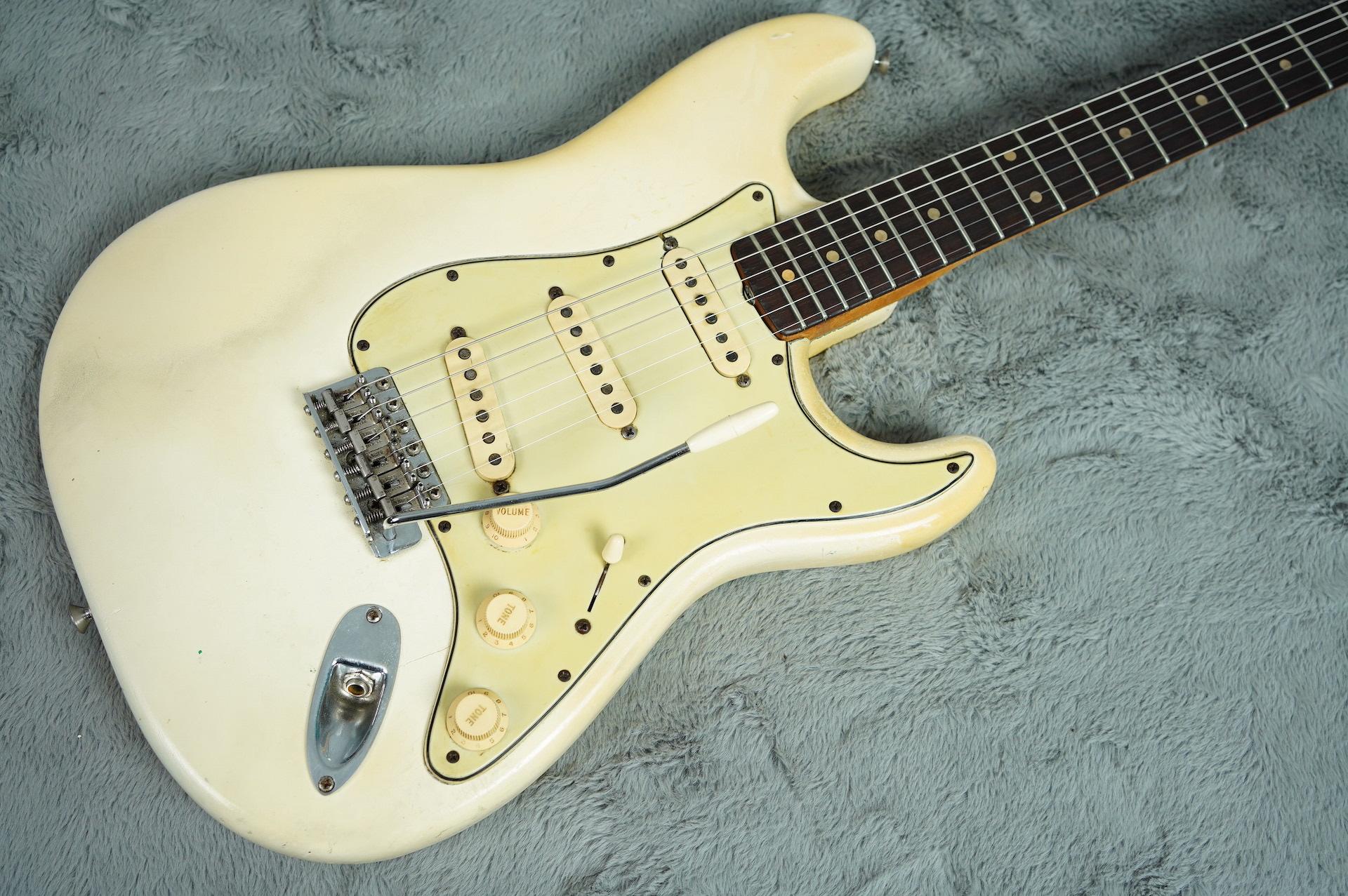 1963 Fender Stratocaster Olympic White Refin + HSC