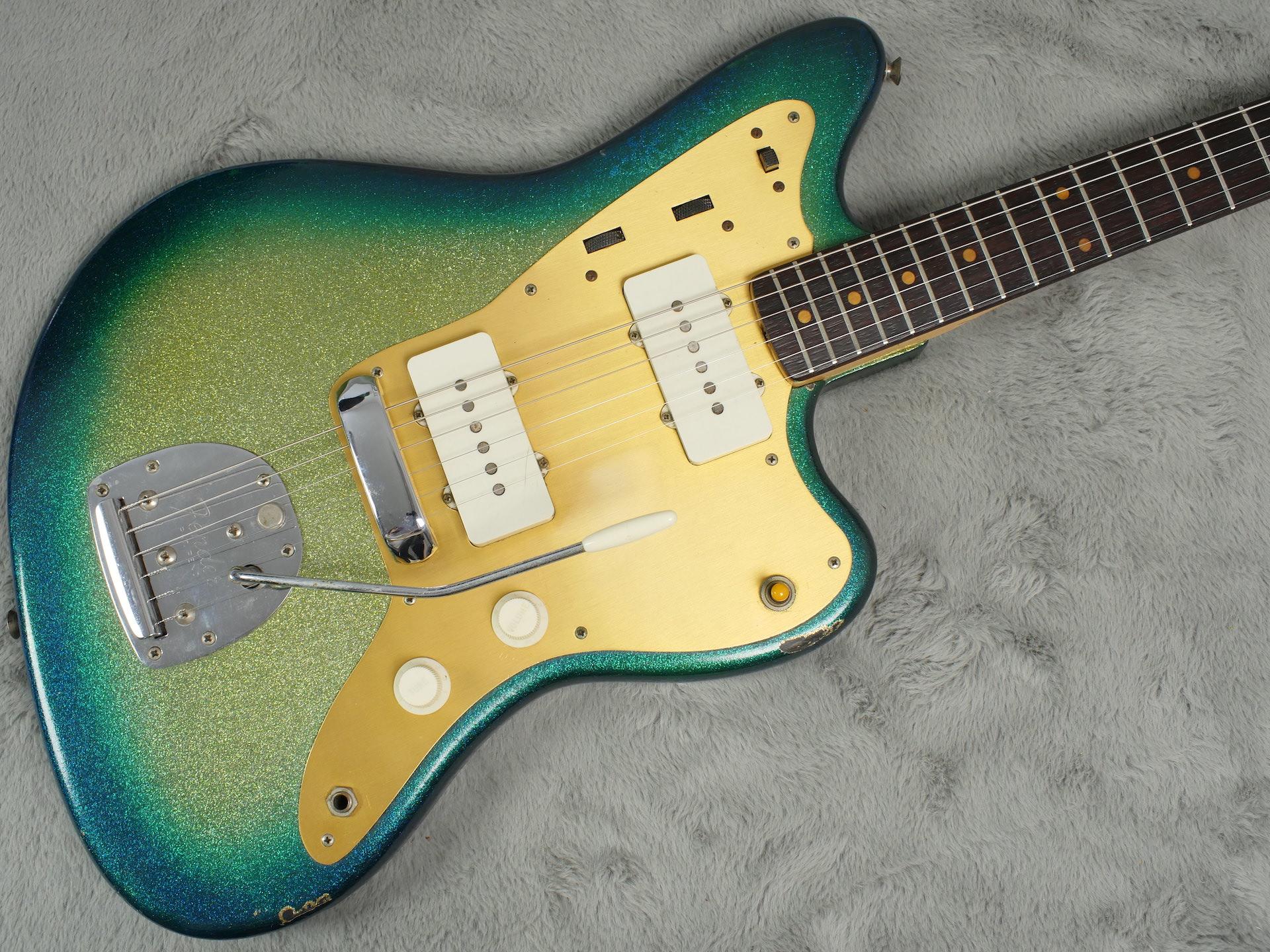 1958 Fender Jazzmaster Unique Sparkle Surfburst Finish + OHSC