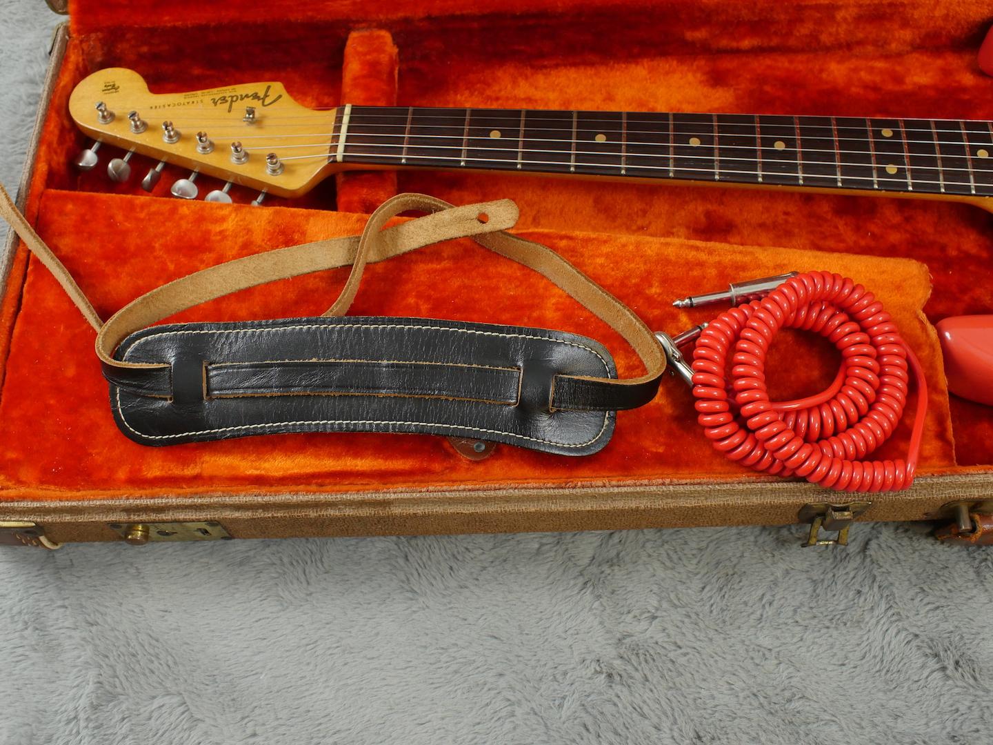 1962 Fender Stratocaster Fiesta Red + OHSC
