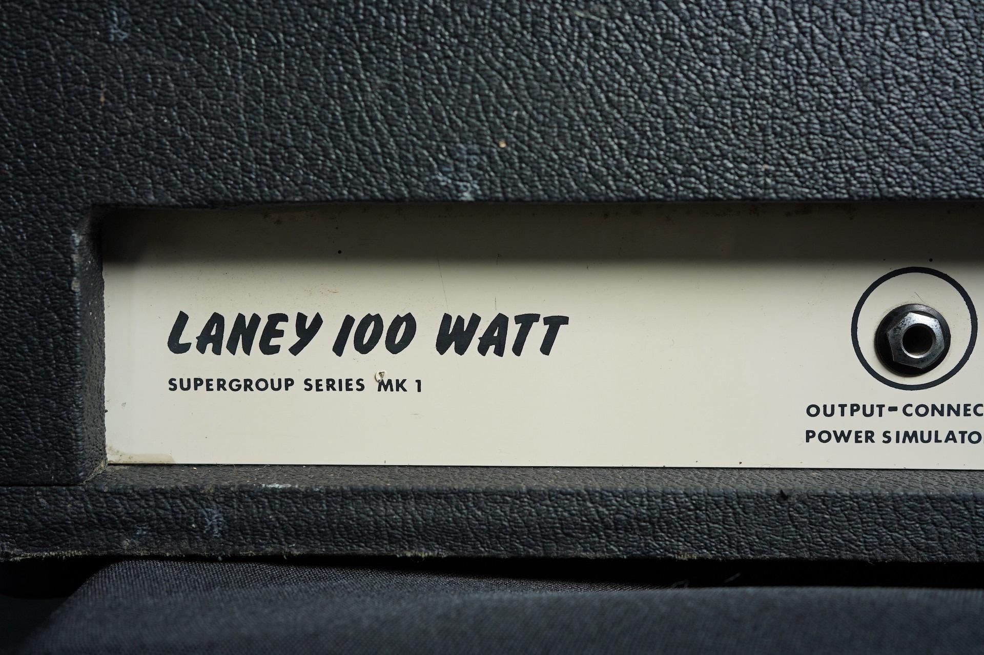 late 60's Laney Supergroup Mk1 100 watt head