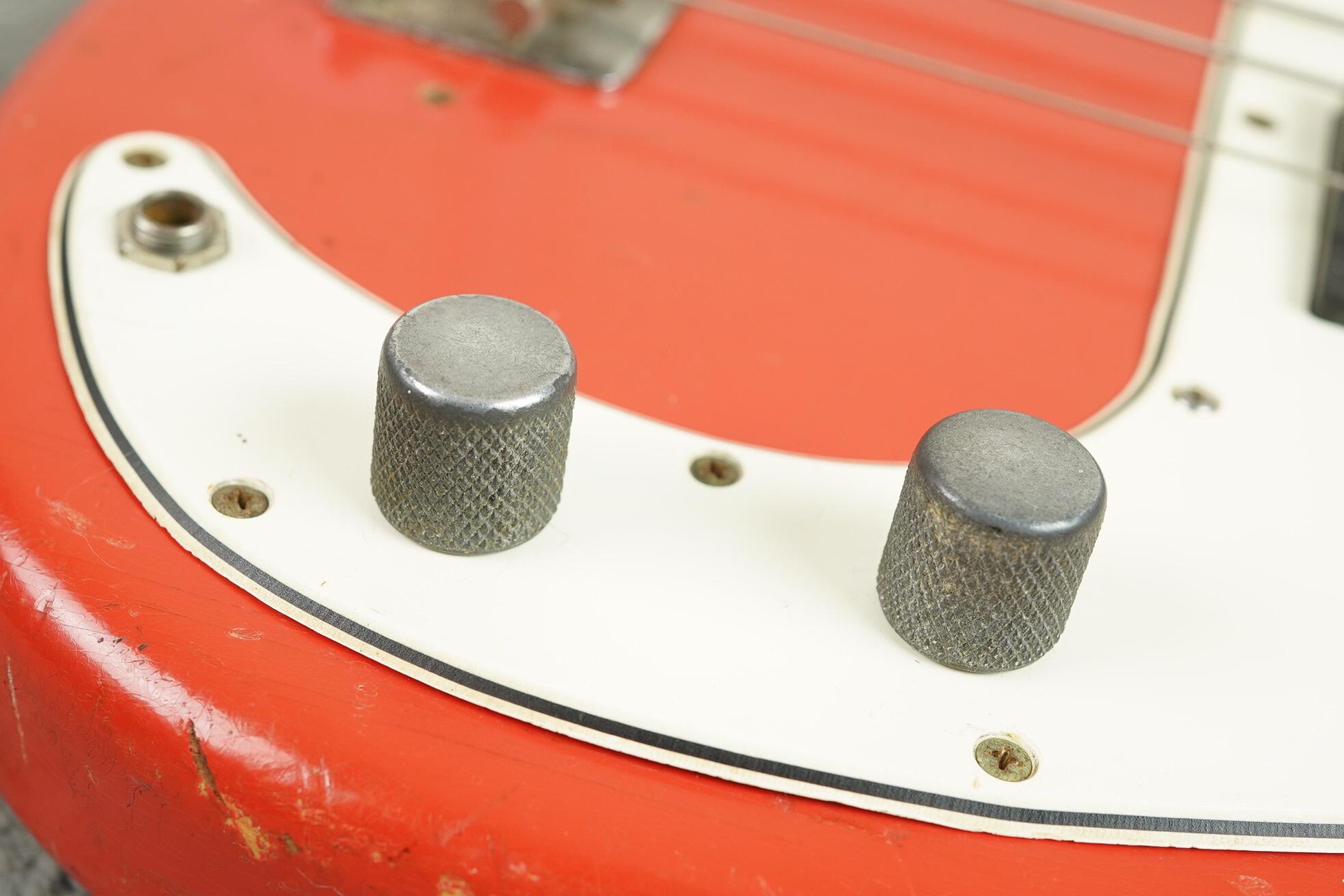 1966 Fender Precision Bass Fiesta Red