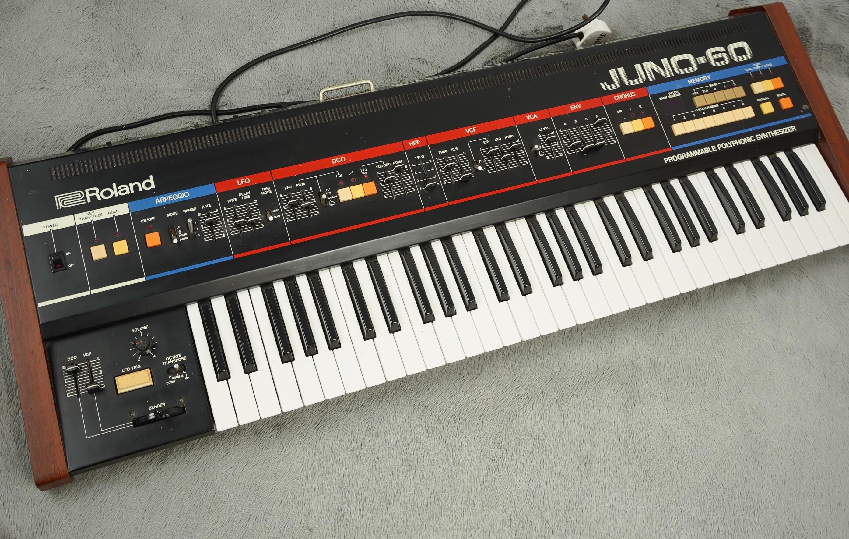 1987 Circa Roland Juno Synthesiser
