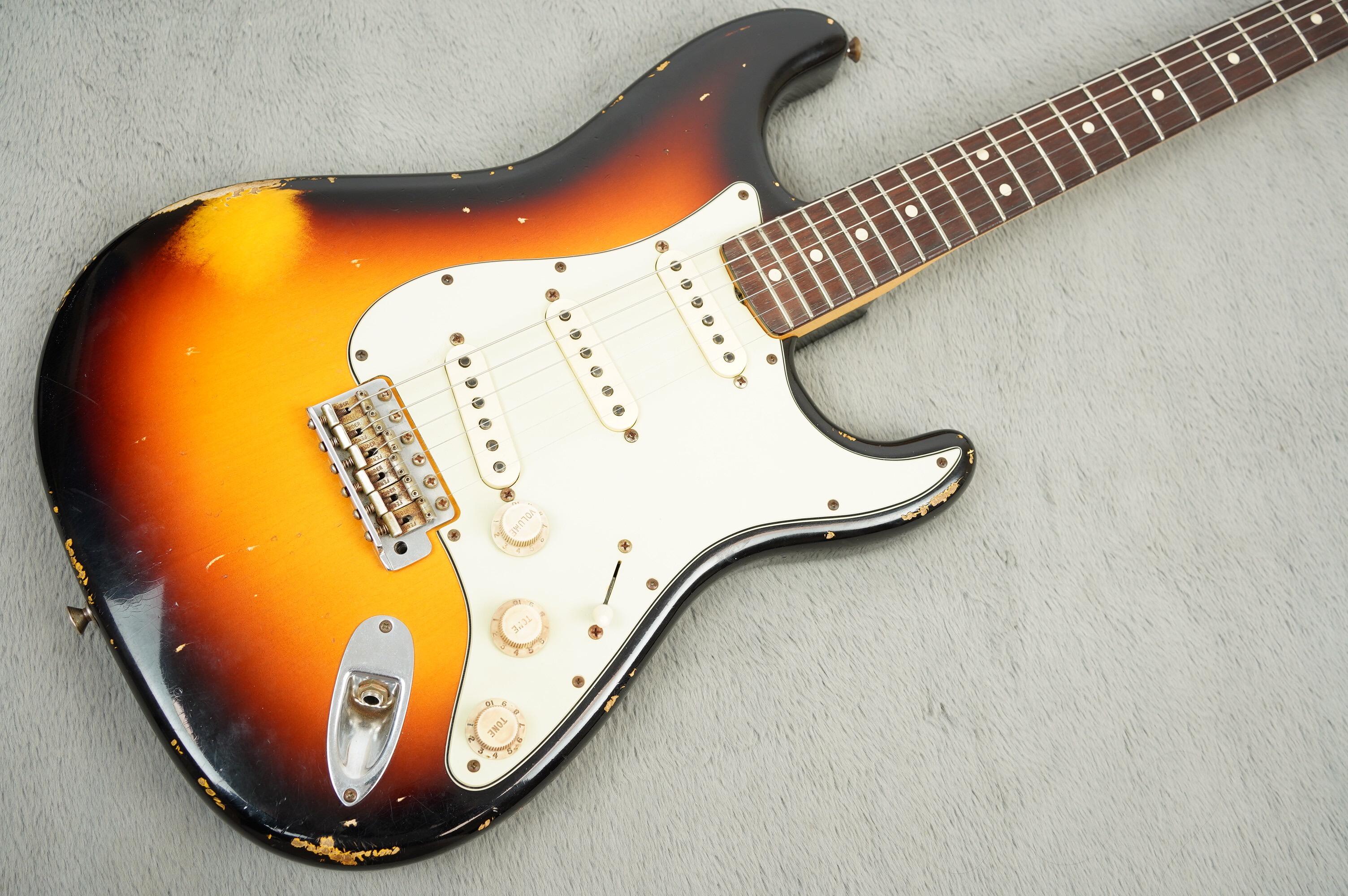 2009 Fender Masterbuilt '63 Stratocaster Relic, Sunburst, Jason Smith