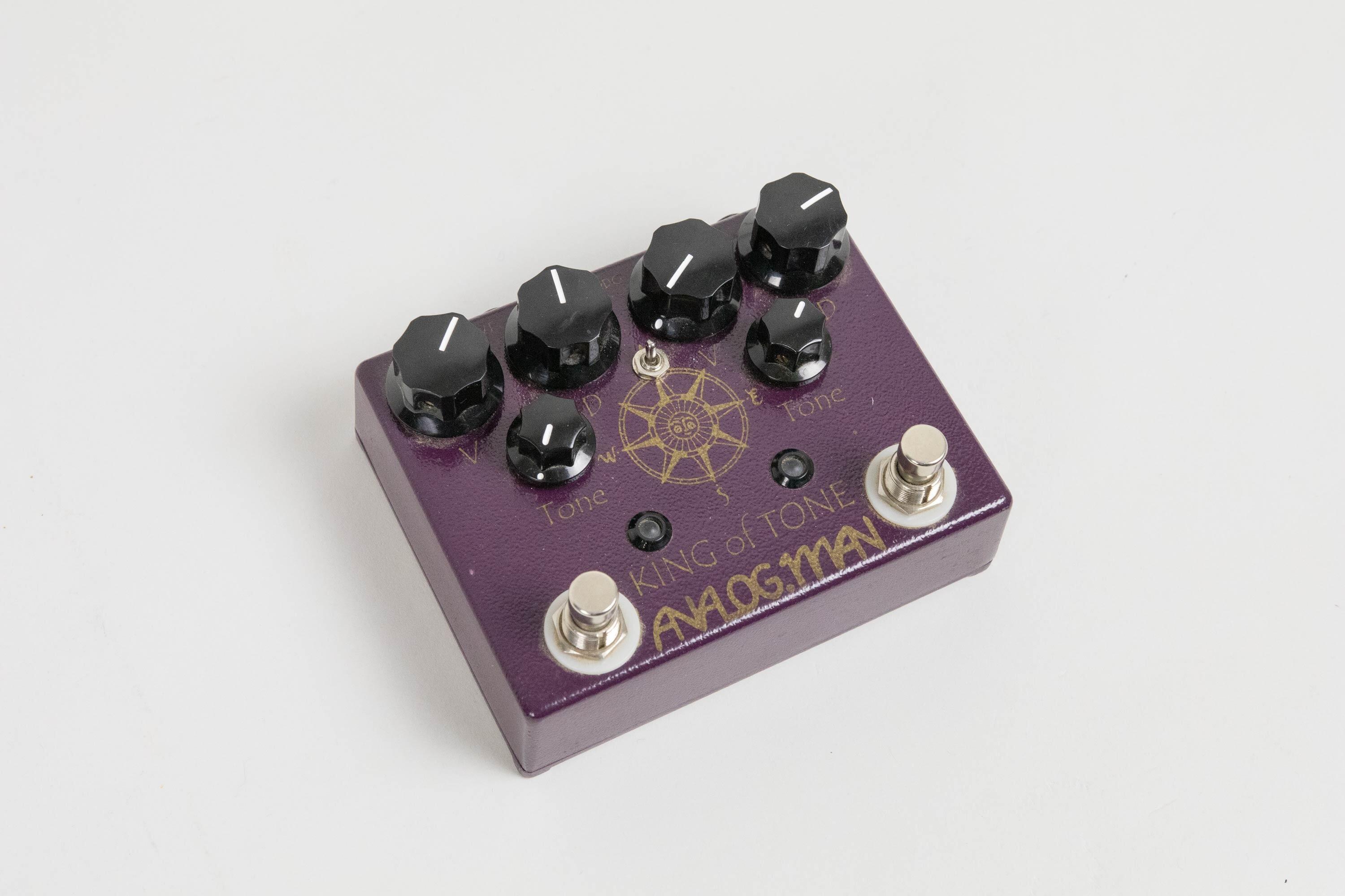 ギター Analog.man King of tone Analogman King of Tone V4 with Red Side High Gain Option and