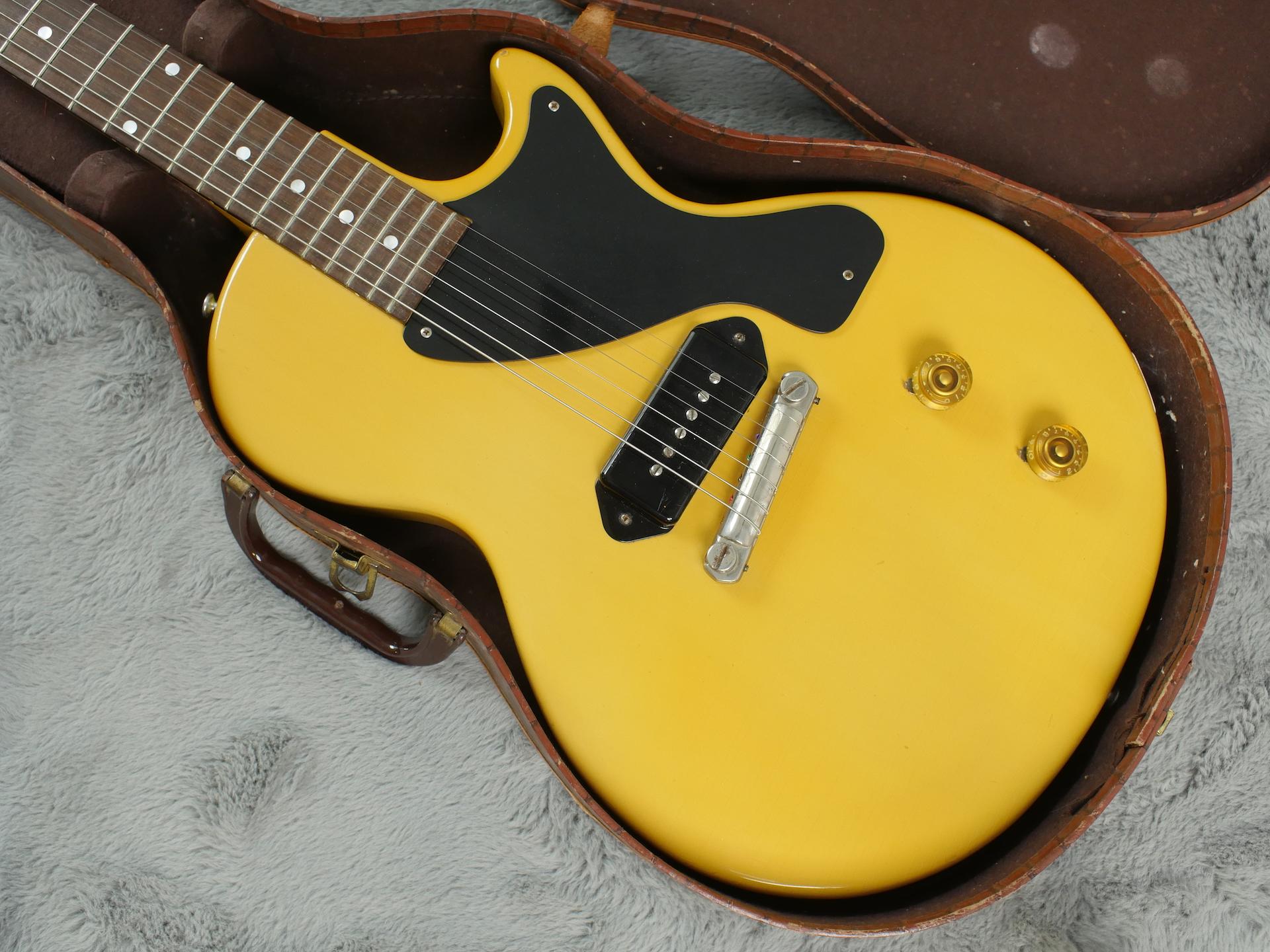 1955 Gibson Les Paul Junior TV Yellow Maple body + OHSC - near MINT