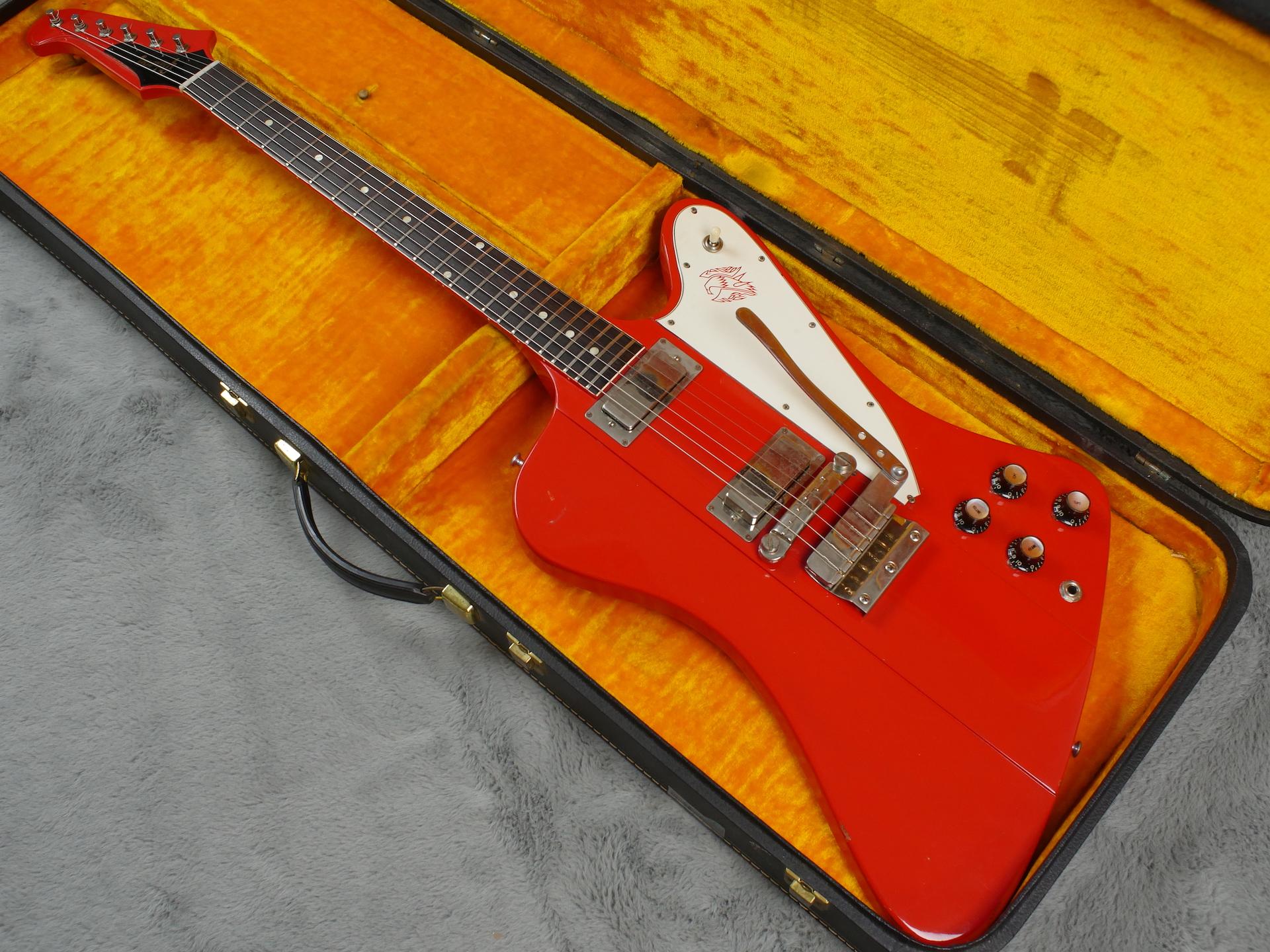 lidenskab ekstra morfin 1964 Gibson Firebird III Custom Colour Cardinal Red + OHSC