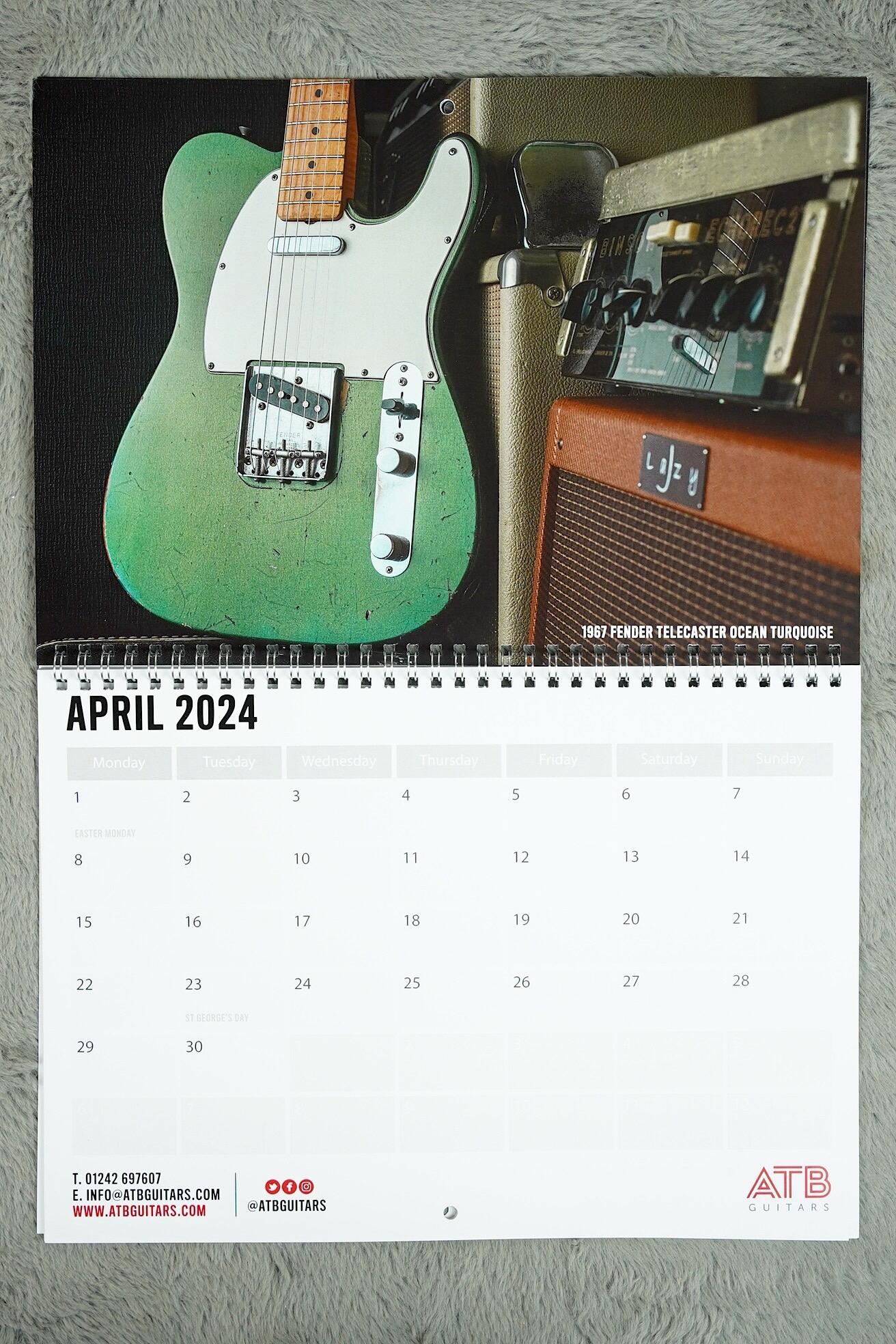 2024 ATB Guitars Calendar