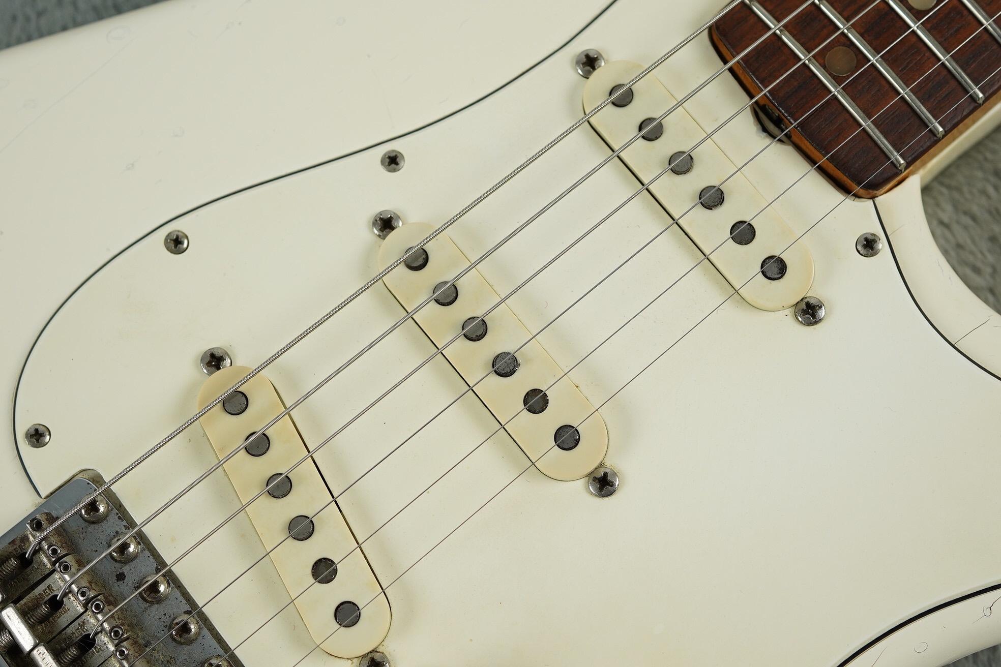 1969 Fender Stratocaster, White Refin