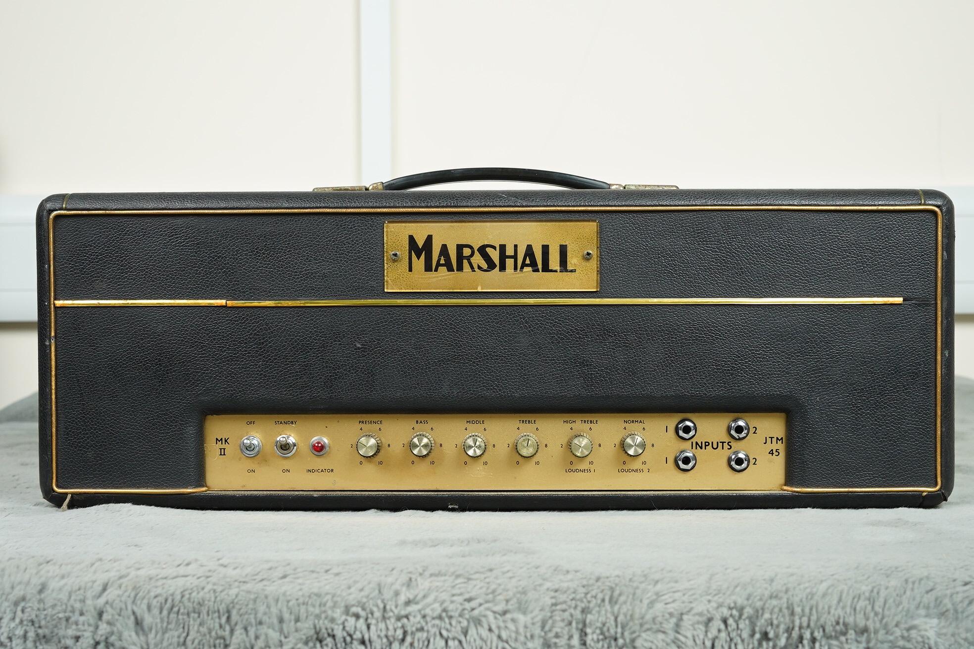 1965 Marshall JTM 45 Model 1987 block logo