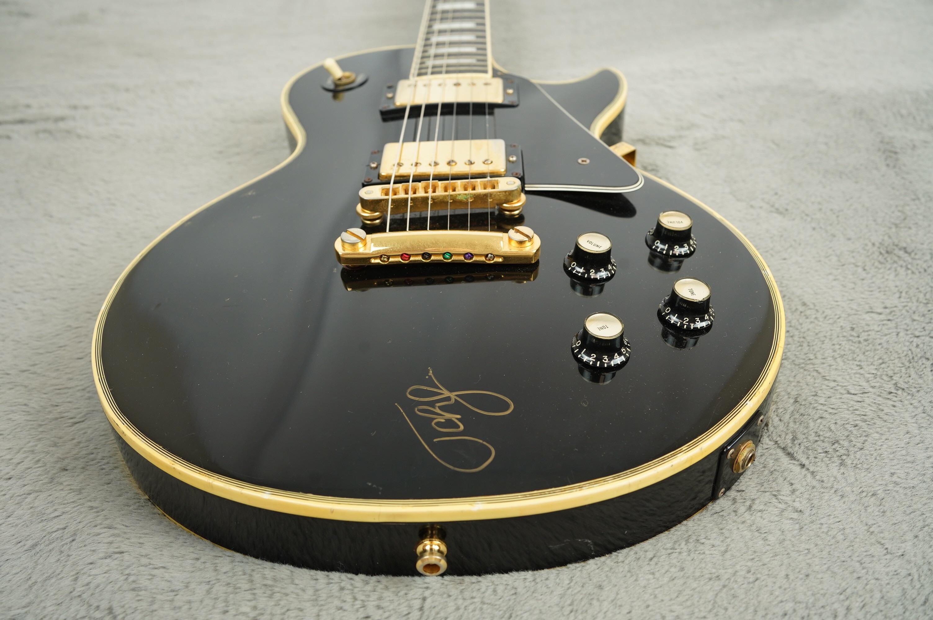 1976 Gibson Les Paul Custom, Black - ex John Squire