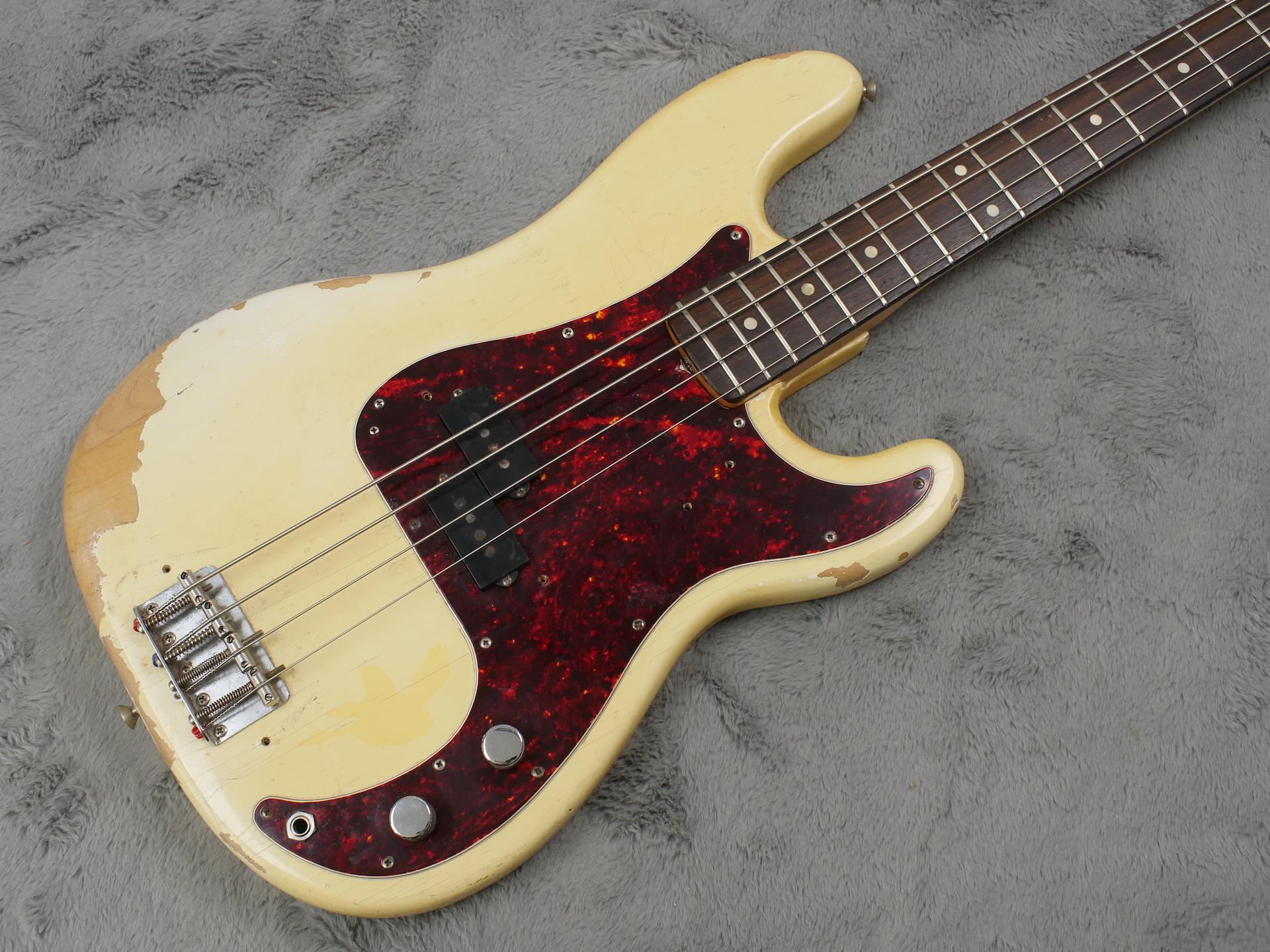 1971 Fender Precision Bass Olympic White + HSC