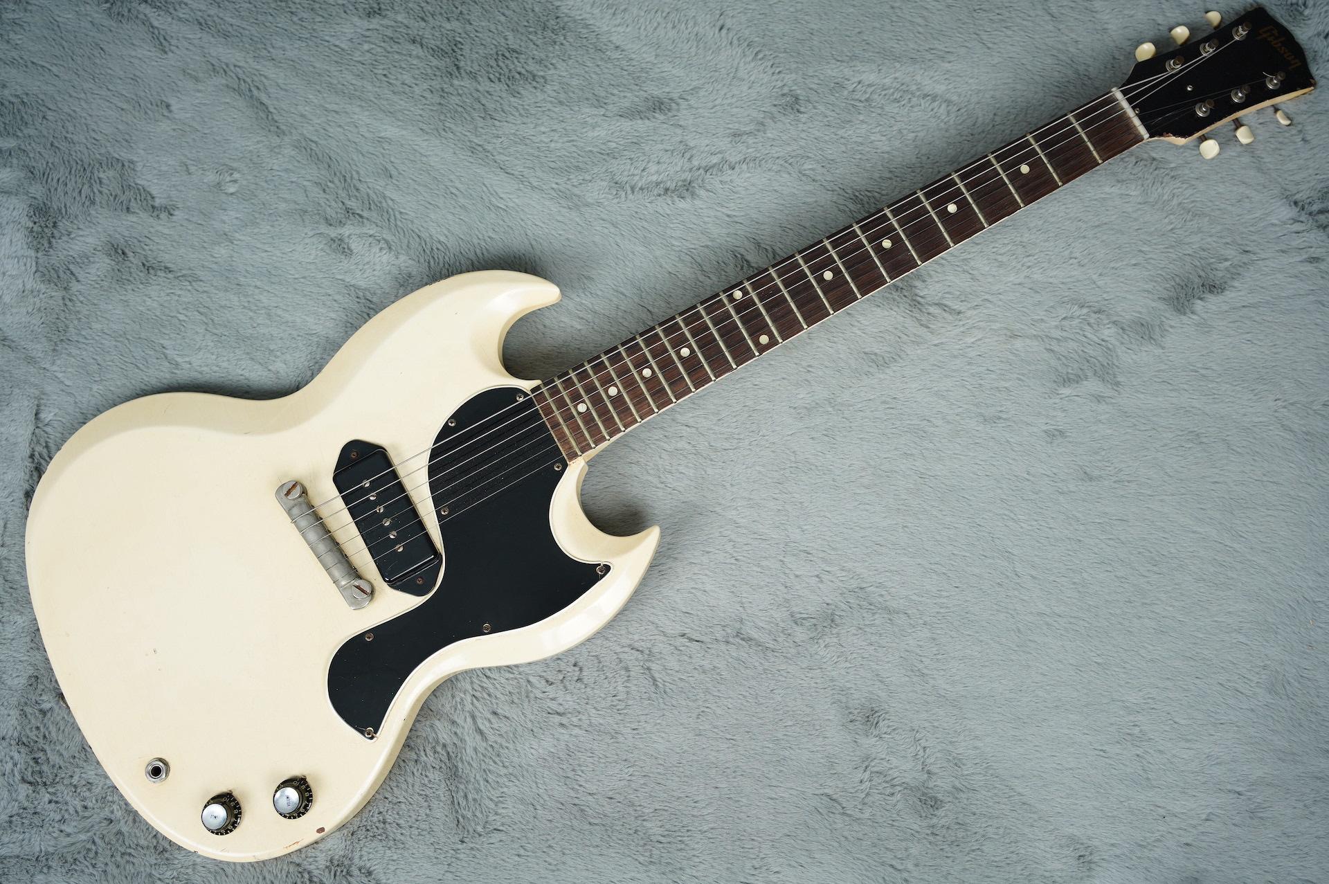 1962 Gibson Les Paul SG Junior white + HSC