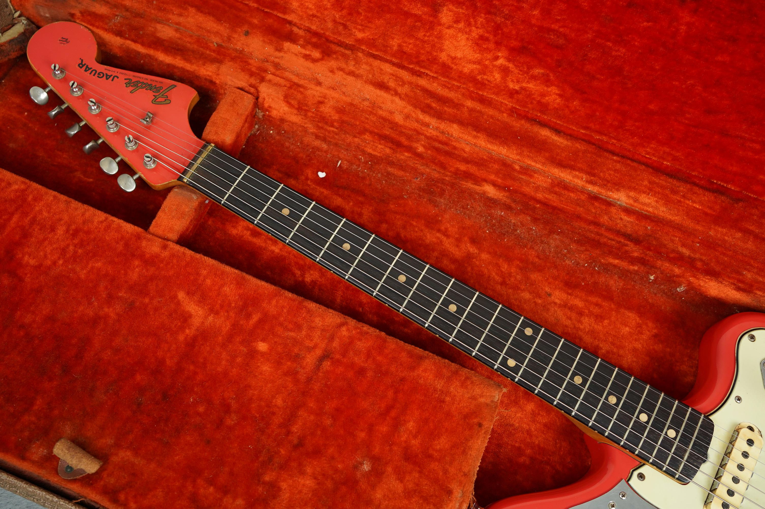 1962 Fender Jaguar Fiesta Red refin