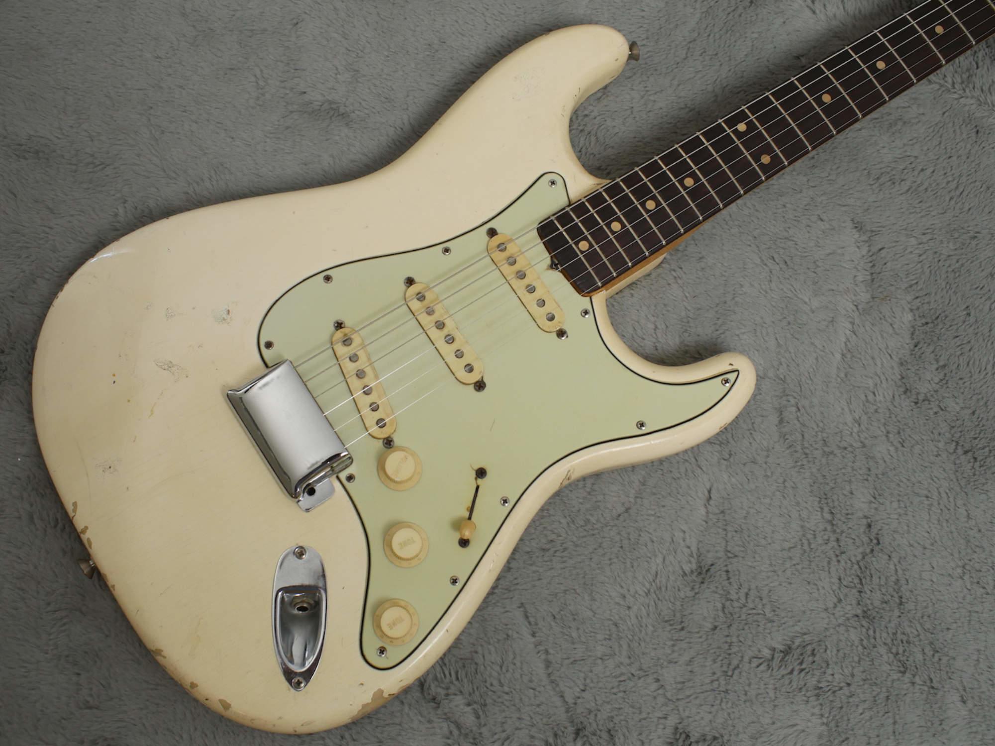 1963 Fender Stratocaster Olympic White + OSSC