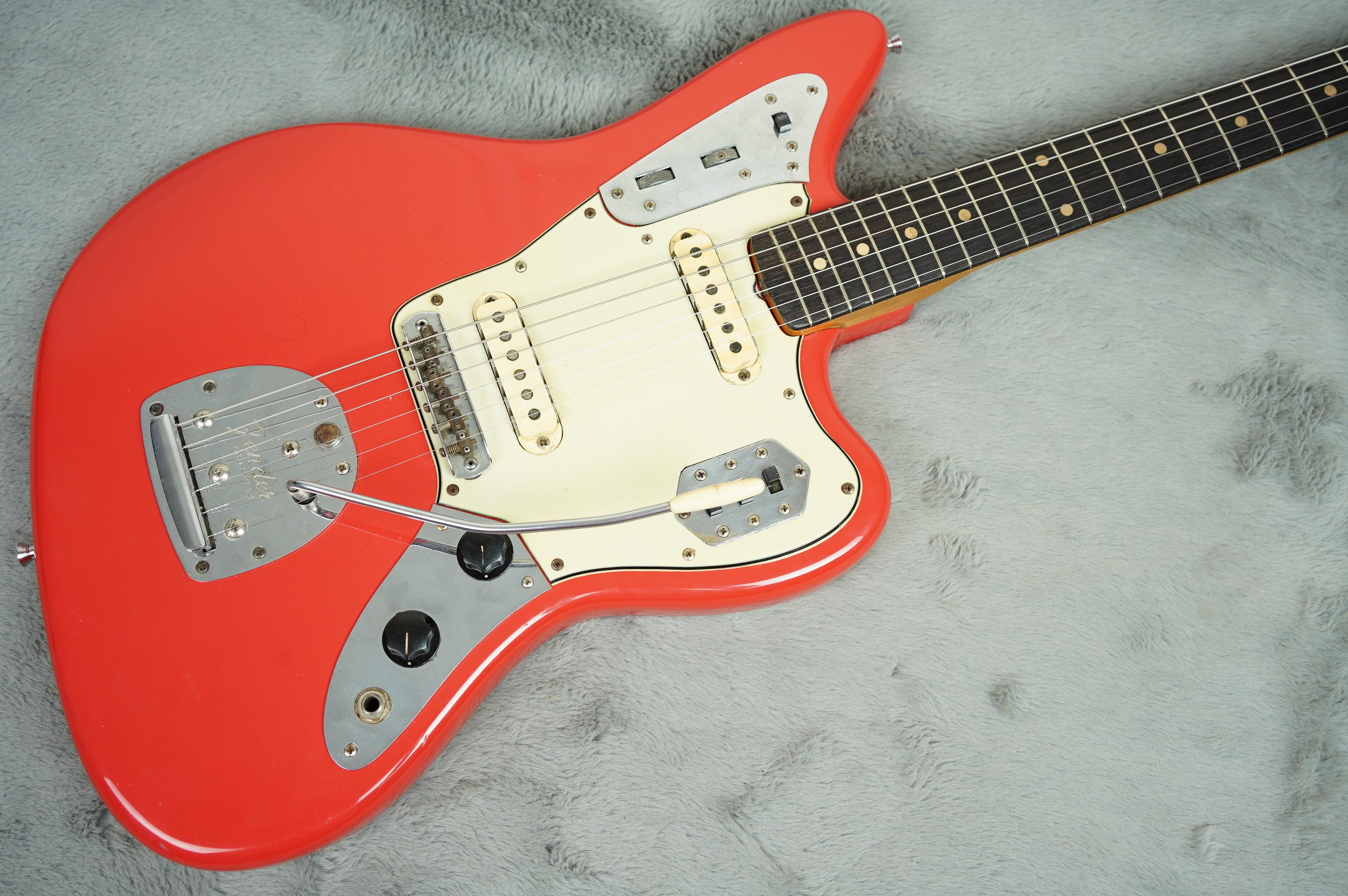 1962 Fender Jaguar Fiesta Red refin