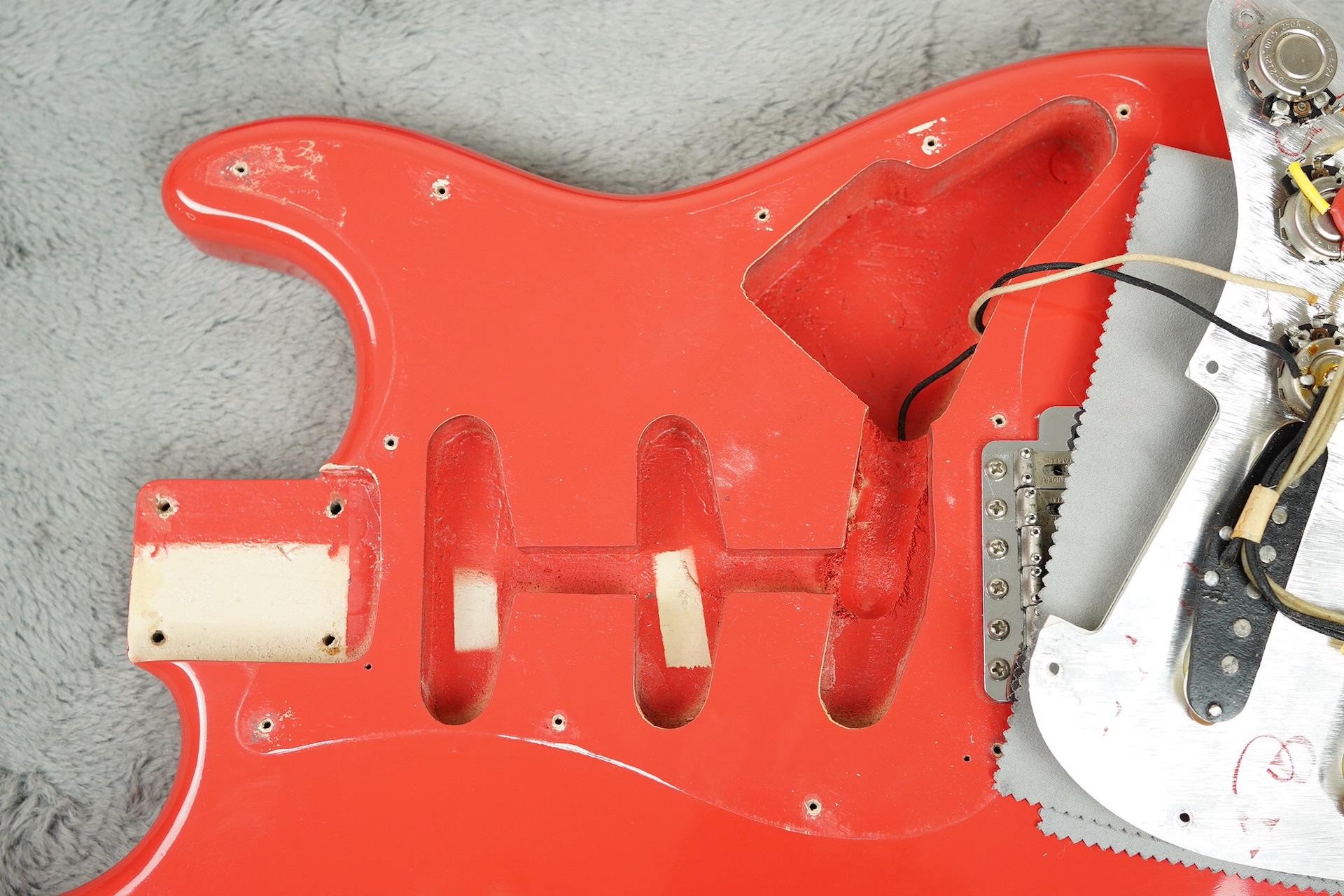 Fiesta red deals strat body