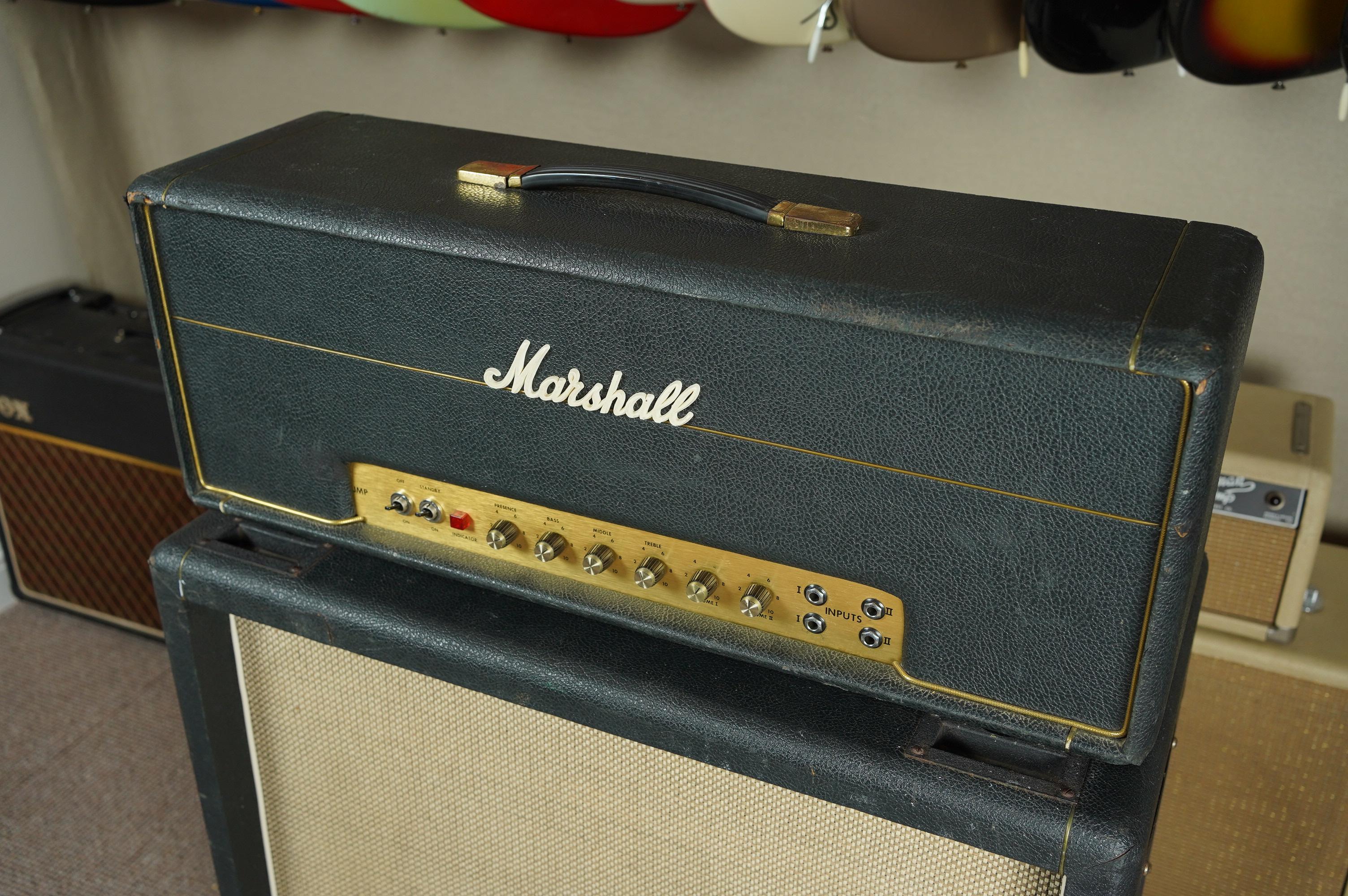 購入日本Marshall 1975年 1987 ウ゛ィンテージマーシャル ギターアンプ 50W 良い音です。歪みます。 ヘッド