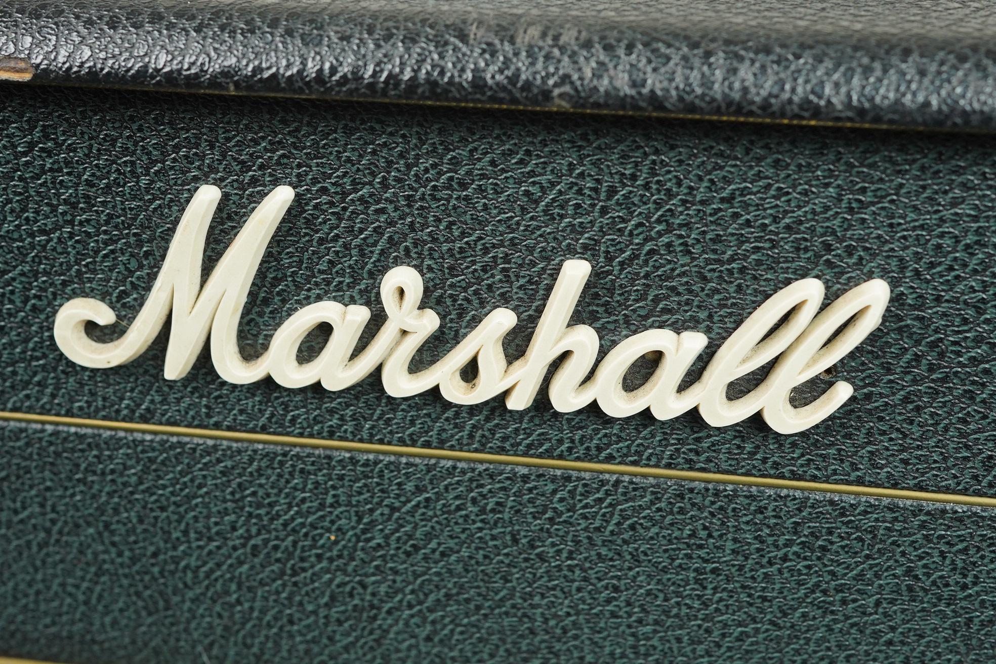 1966 Marshall JTM 45 script logo