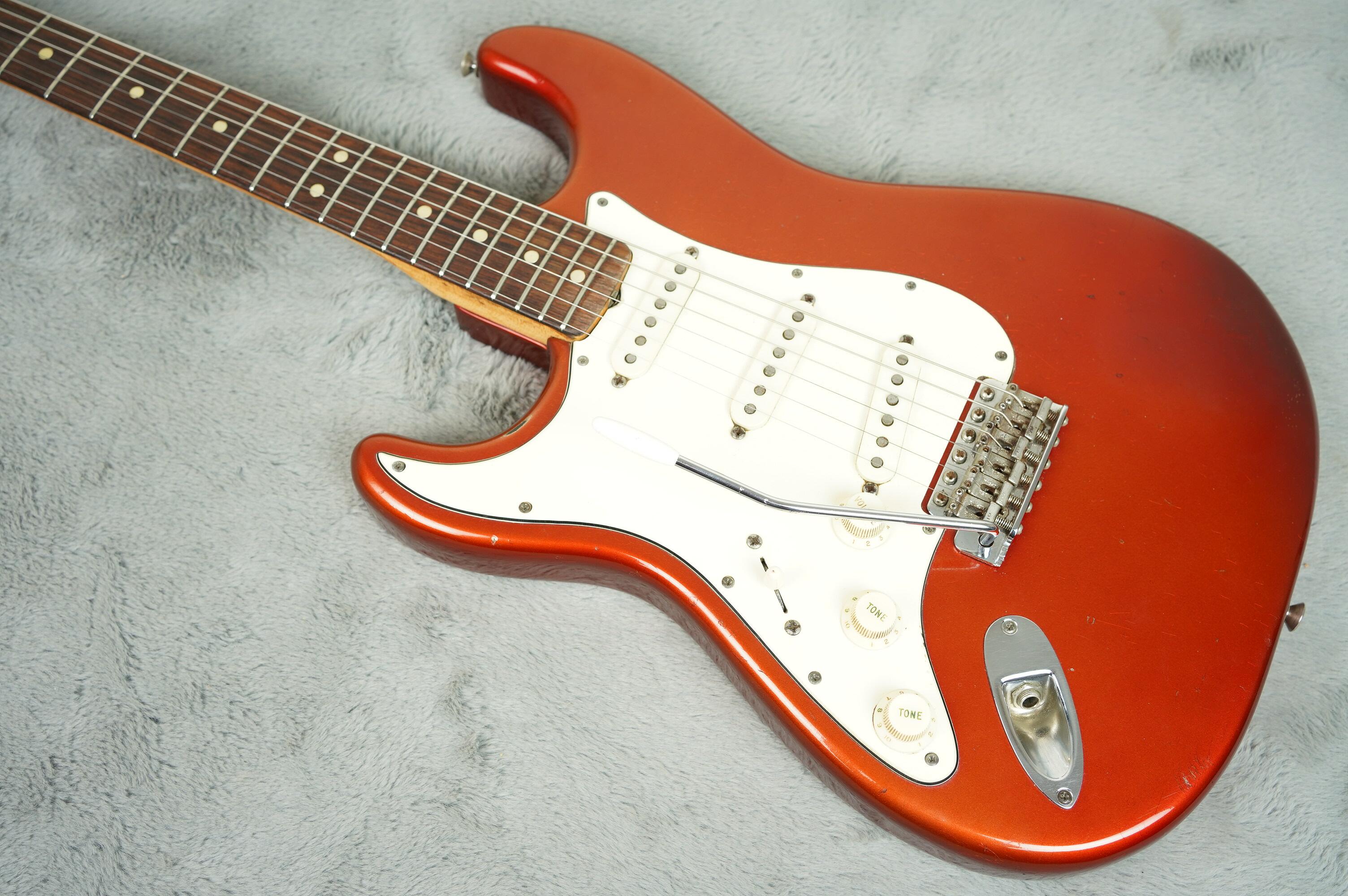 1969 Fender Stratocaster Candy Apple Red Left Handed