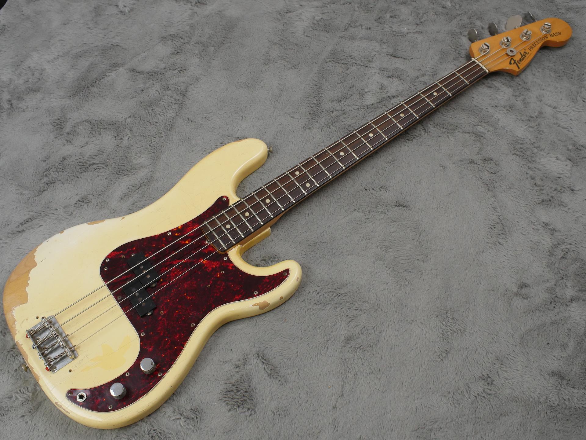 1971 Fender Precision Bass Olympic White + HSC