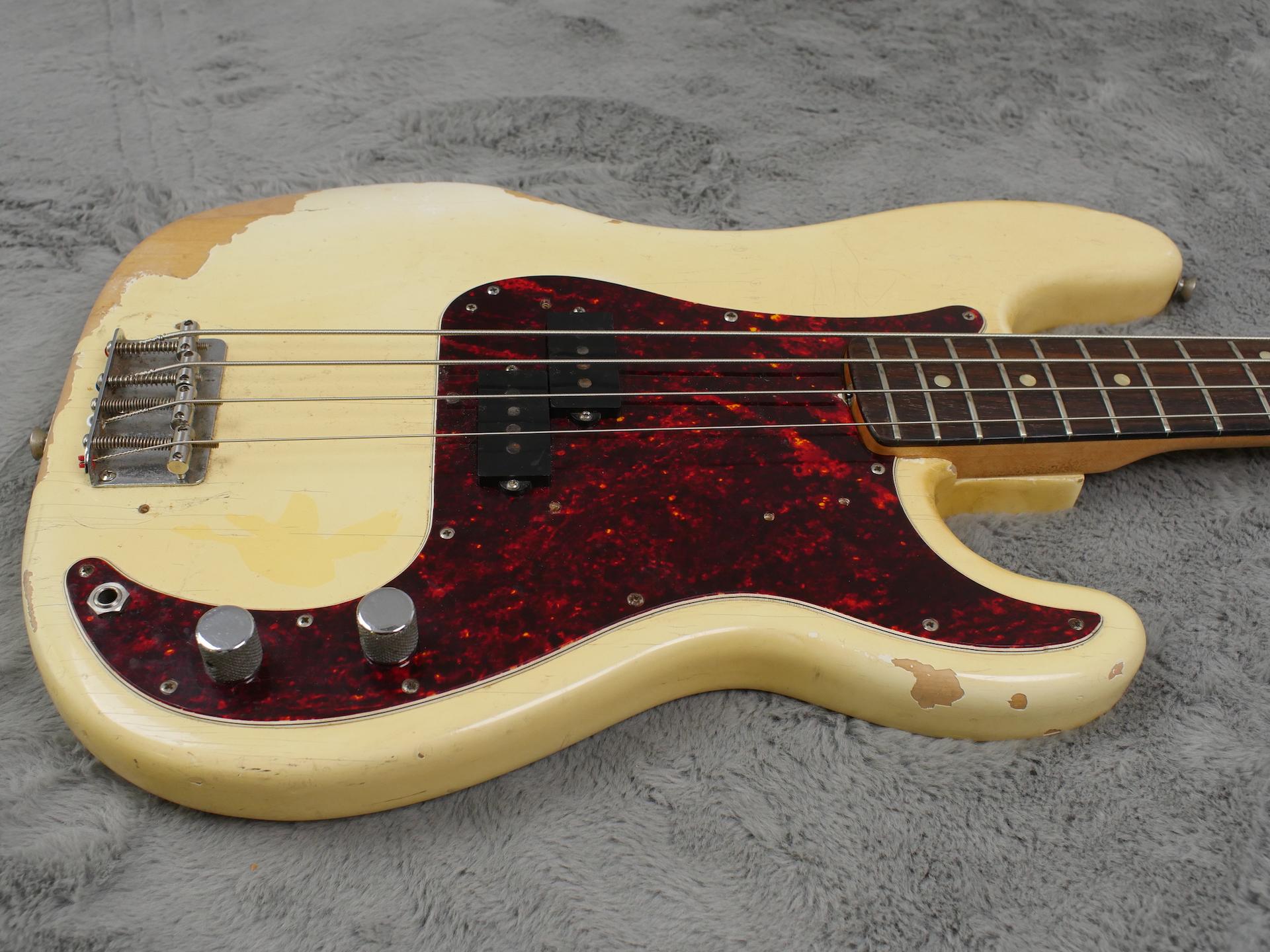 1971 Fender Precision Bass Olympic White + HSC