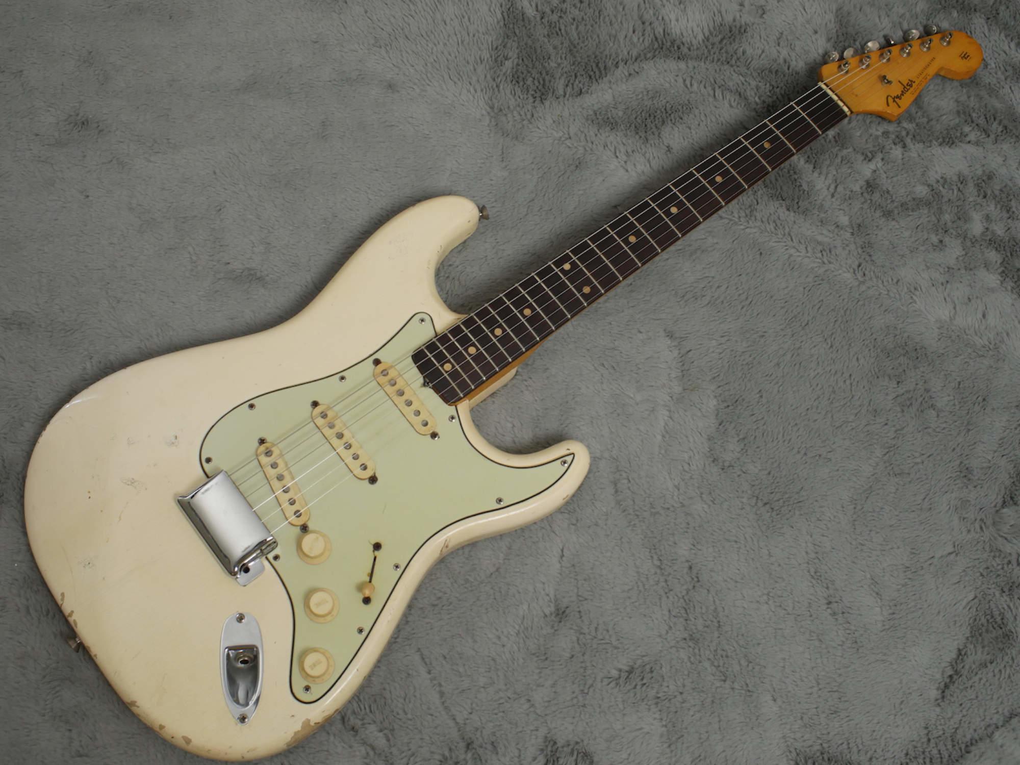 1963 Fender Stratocaster Olympic White + OSSC
