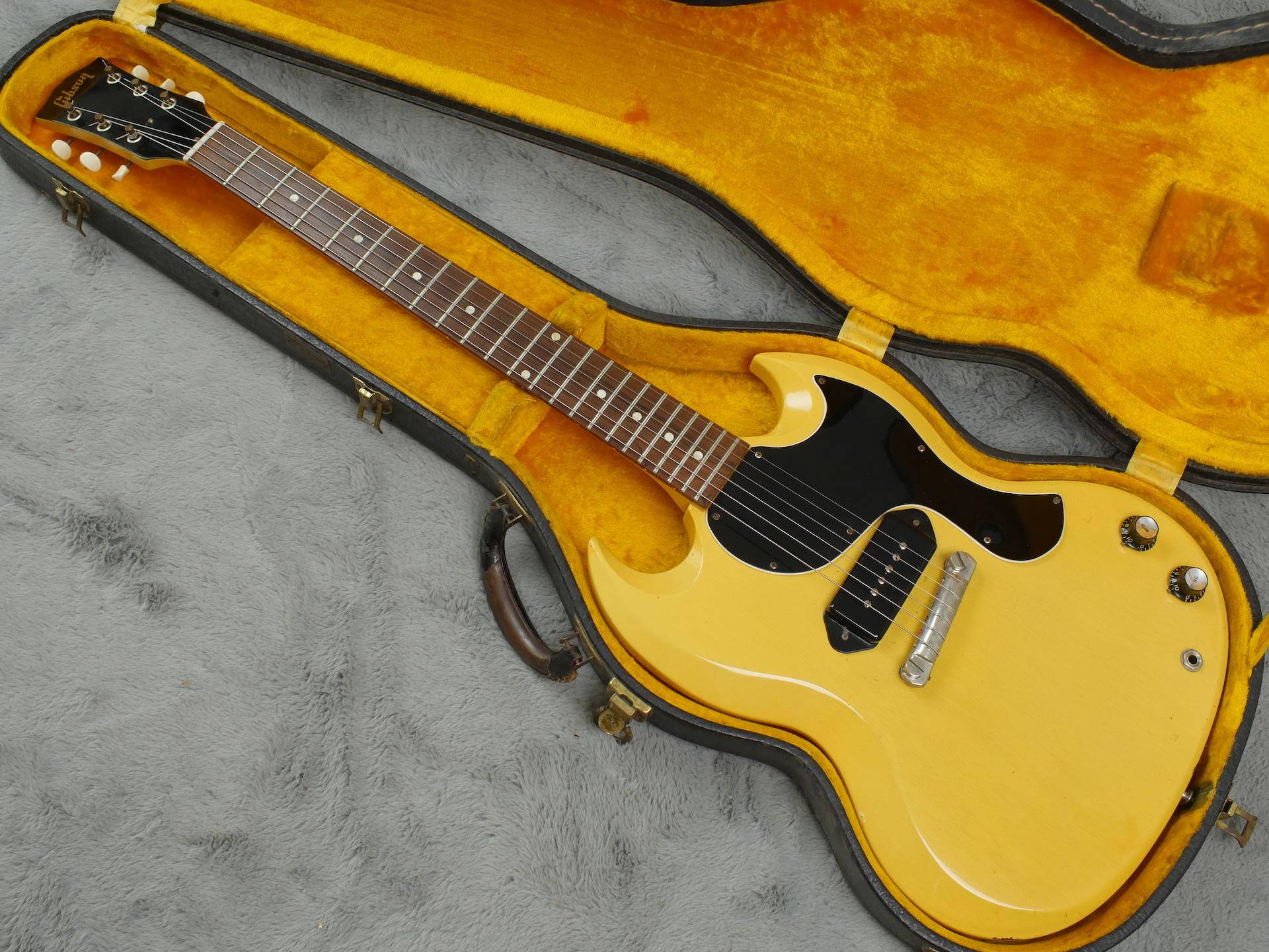 1961 Gibson Les Paul SG Junior TV Yellow + OHSC