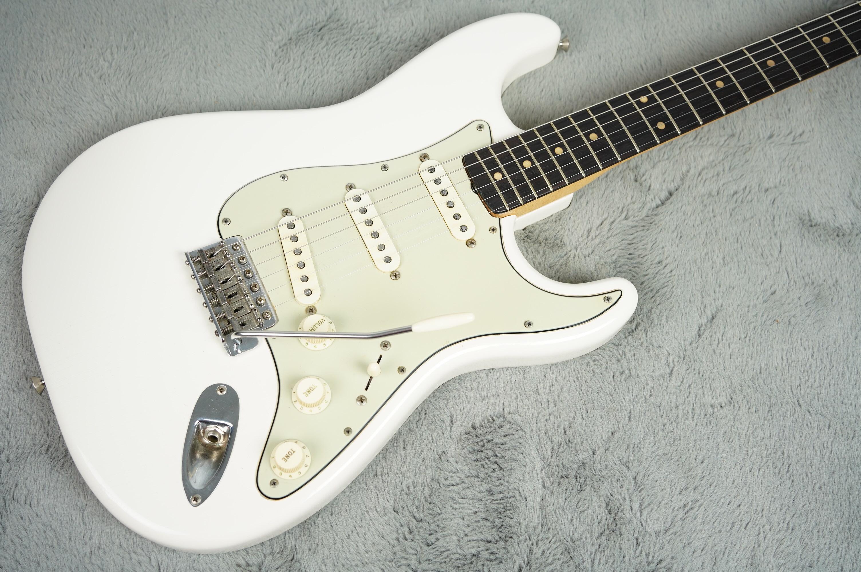 1962 Fender Stratocaster Olympic White refin
