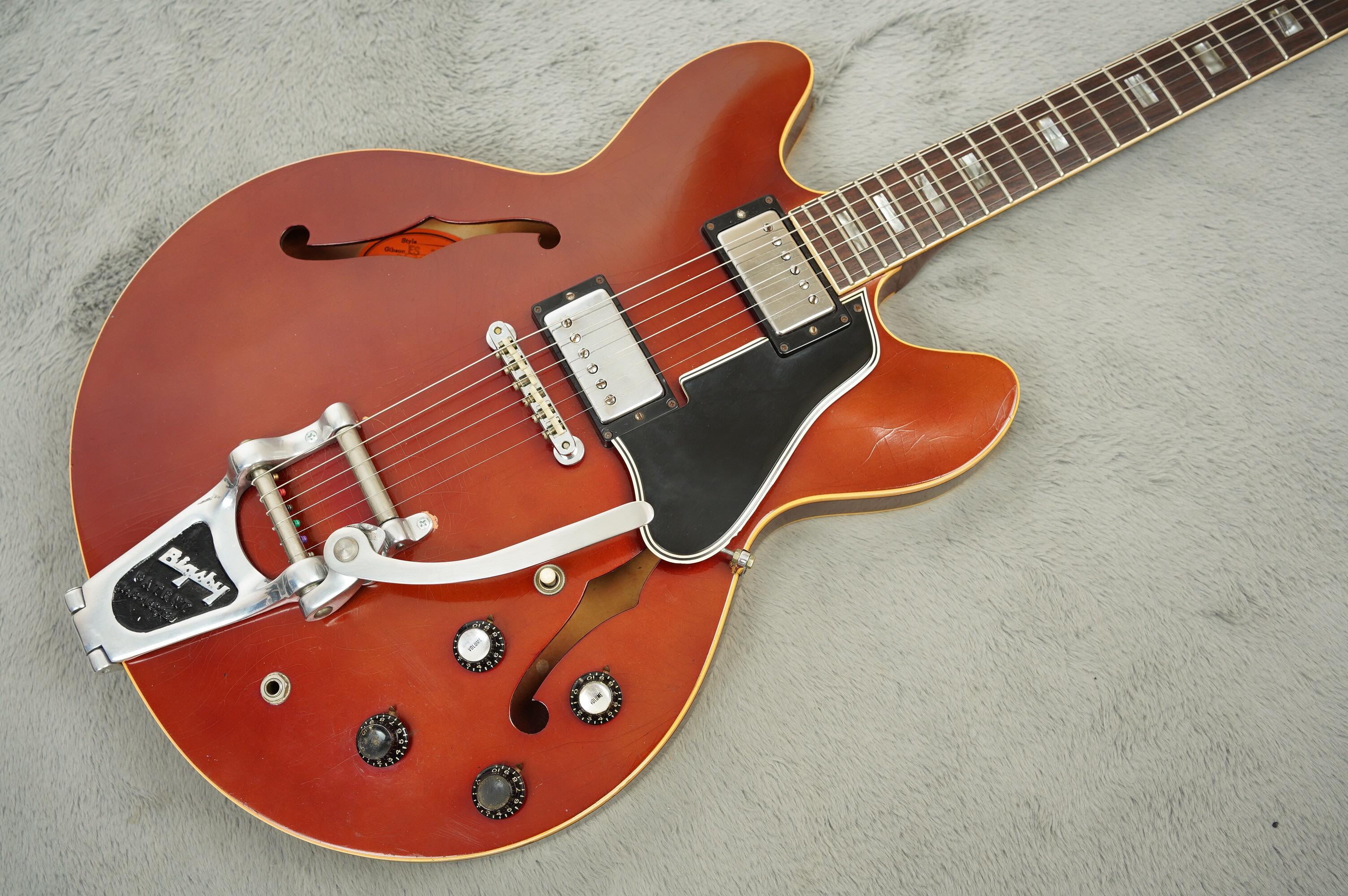 1966 Gibson ES-335 Bigsby, Sparkling Burgundy